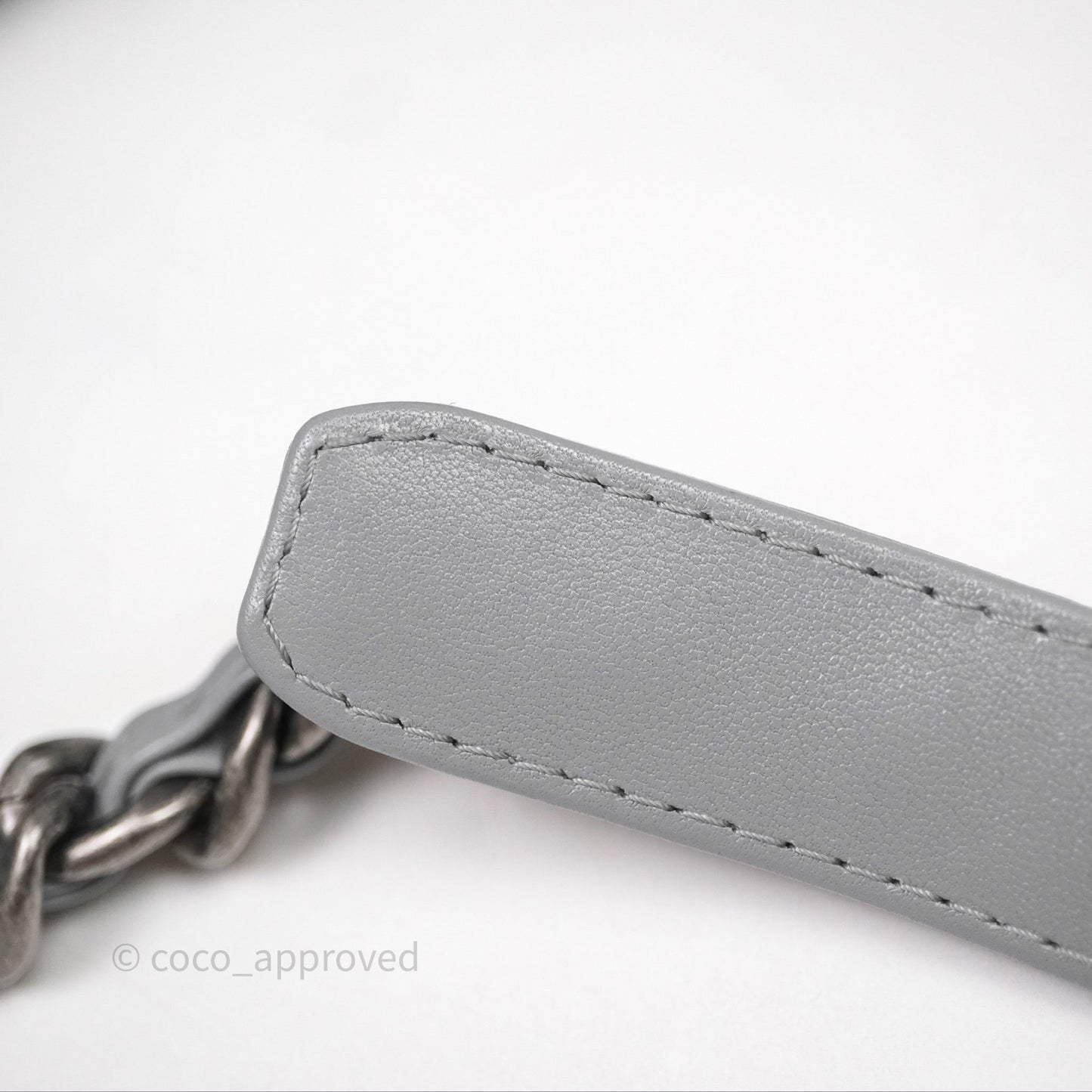 Chanel 19 Small Grey Mixed Hardware