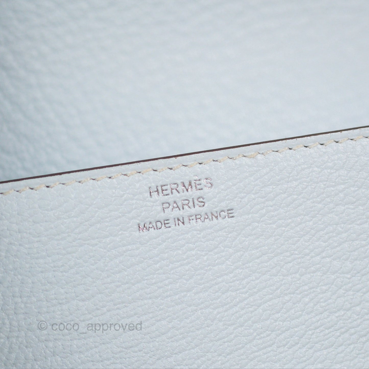 Hermès Roulis Slim Wallet Bleu Brume Chevre Mysore Palladium Hardware