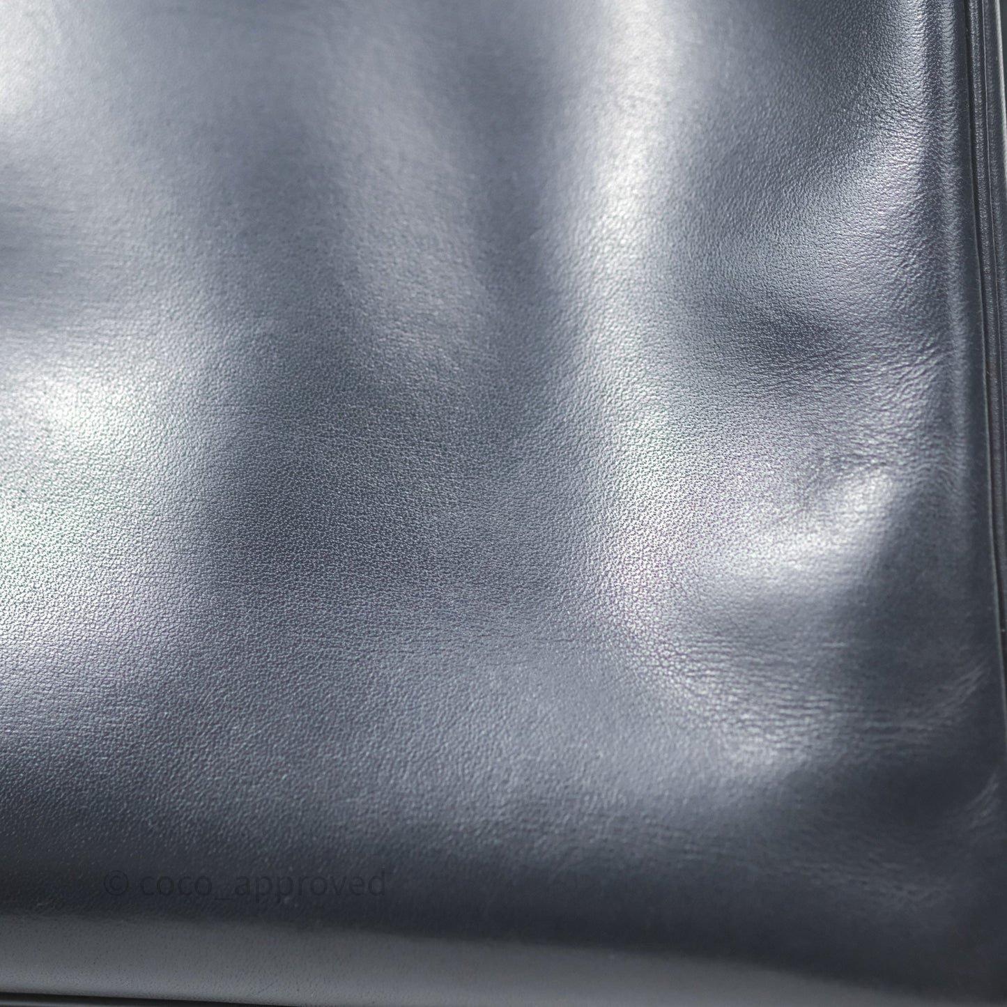 Hermès Vintage Kelly 28 Retourn Navy Box Leather Gold Hardware