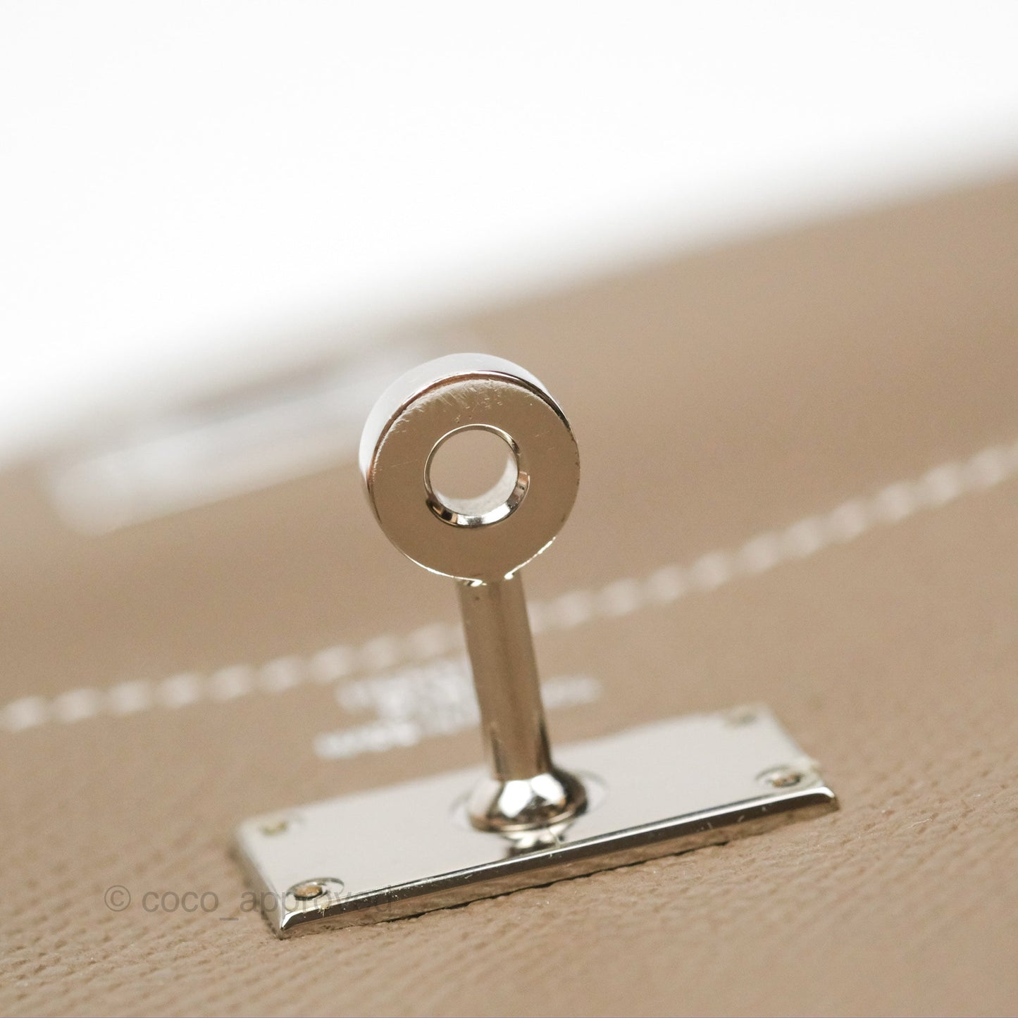 Hermès Kelly Wallet Etoupe Epsom Palladium Hardware