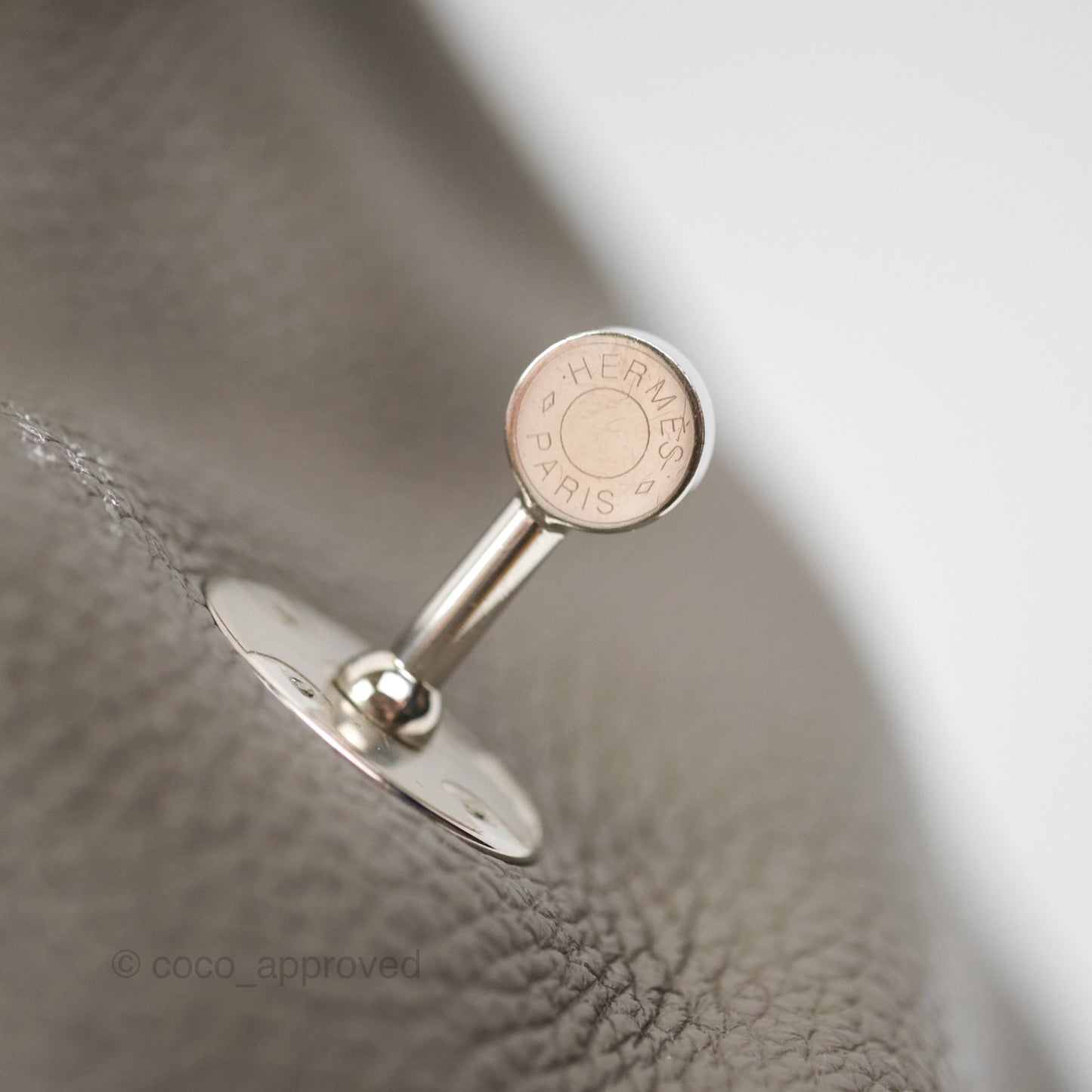 Hermès Lindy 26 Etain 8F Clemence Palladium Hardware