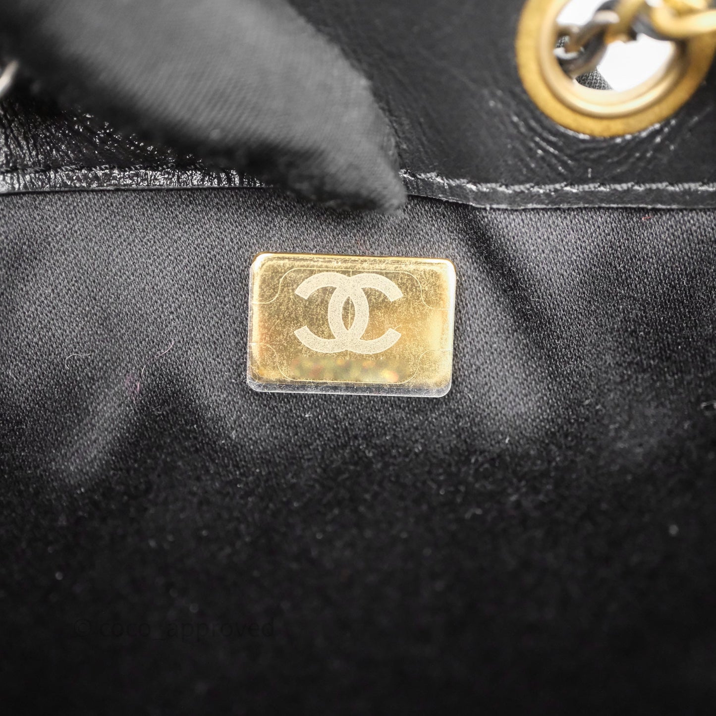 Chanel Mini 25 Black Bag Calfskin Mixed Hardware