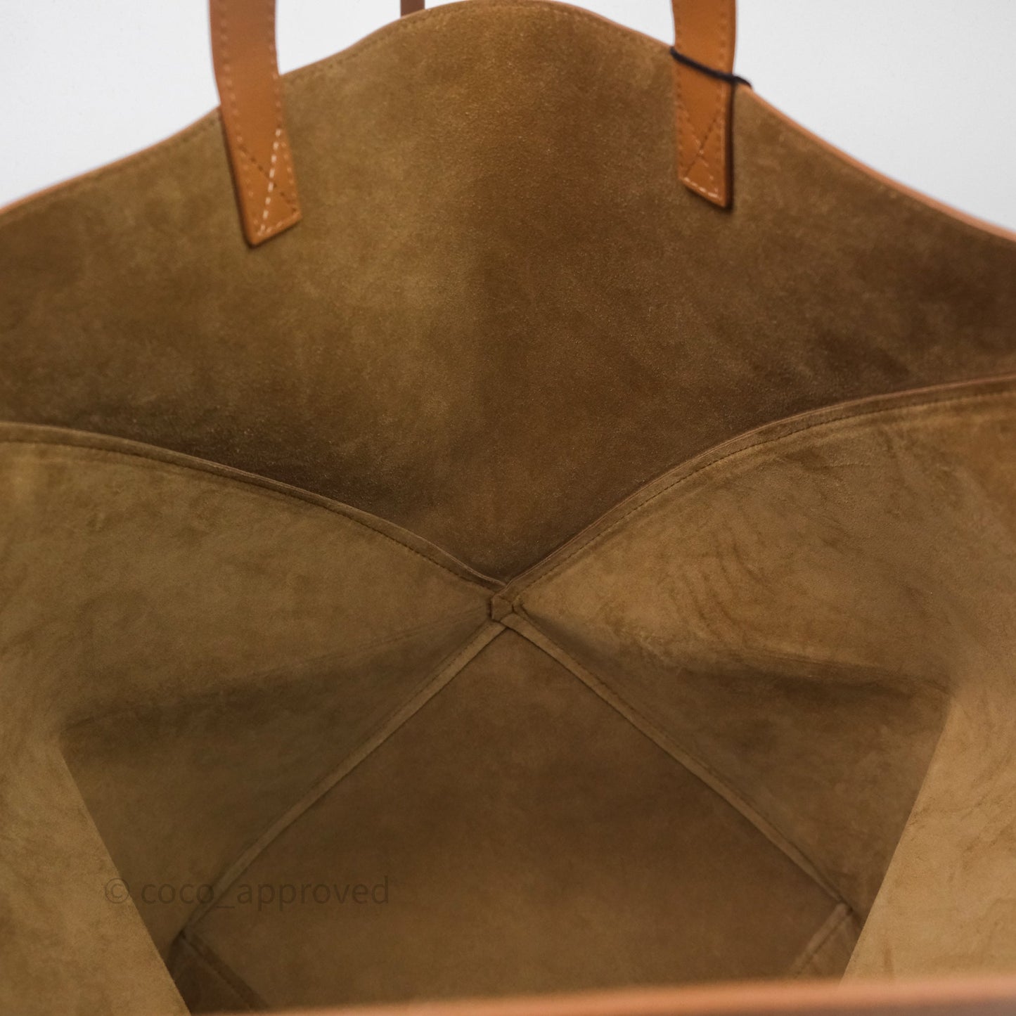 Loewe Puzzle Fold XL Warm Desert Leather Tote Bag