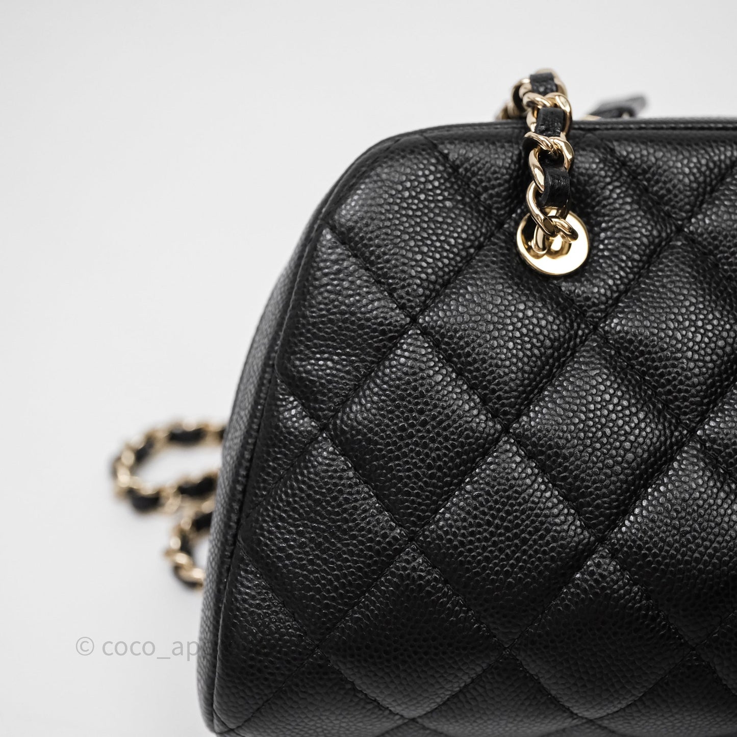 Chanel Clutch with Chain Caviar Black Gold Hardware