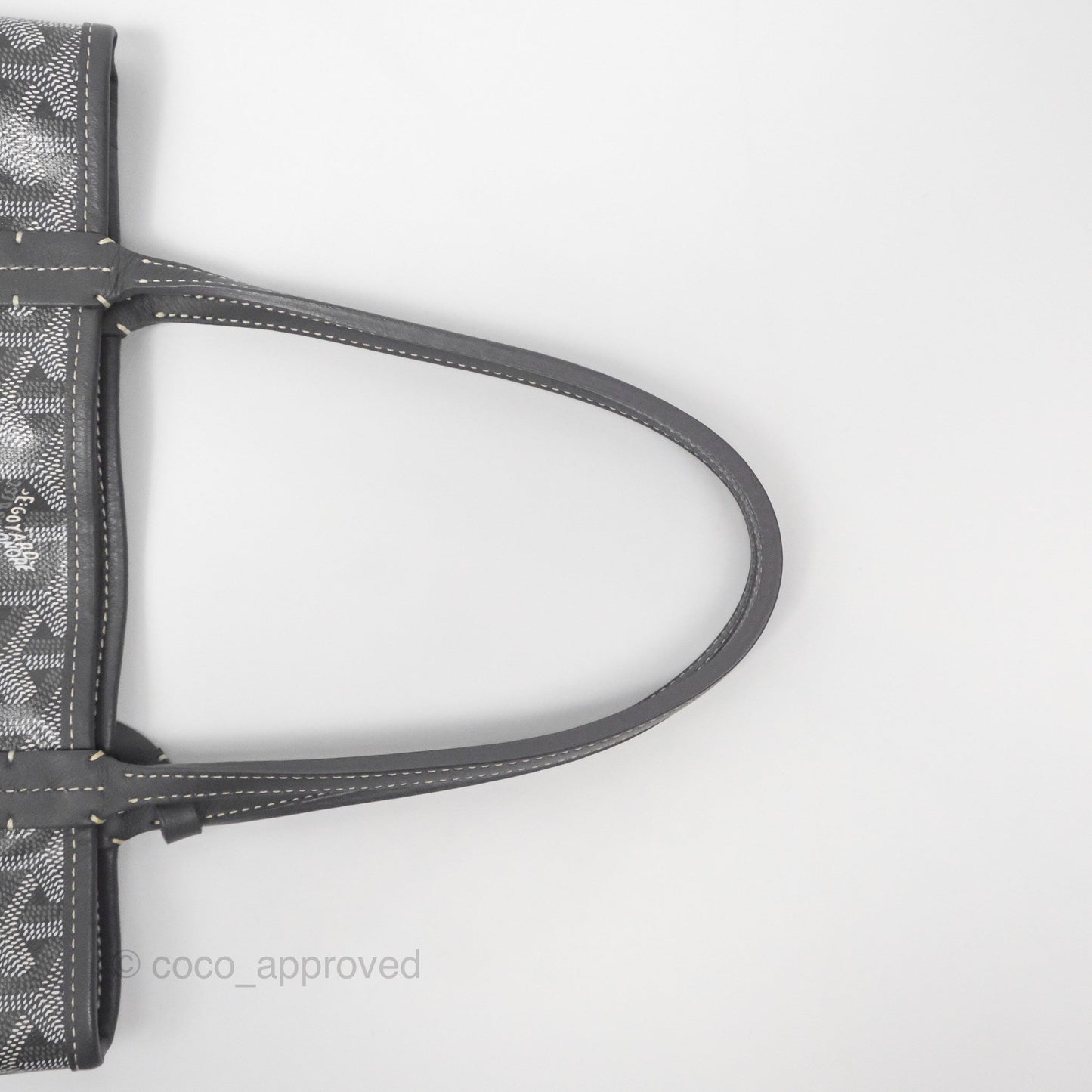 Goyard Anjou Mini Bag Goyardine Canvas Grey
