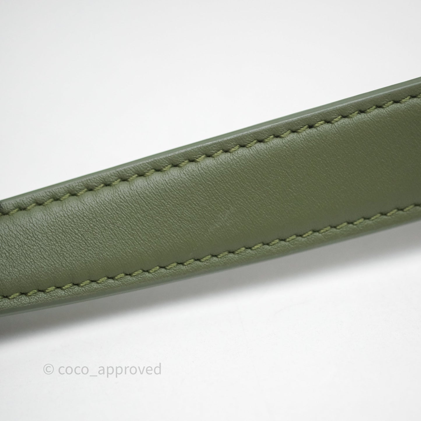 Loewe Small Luna Anagram Shoulder Bag Green Calfskin Jacquard