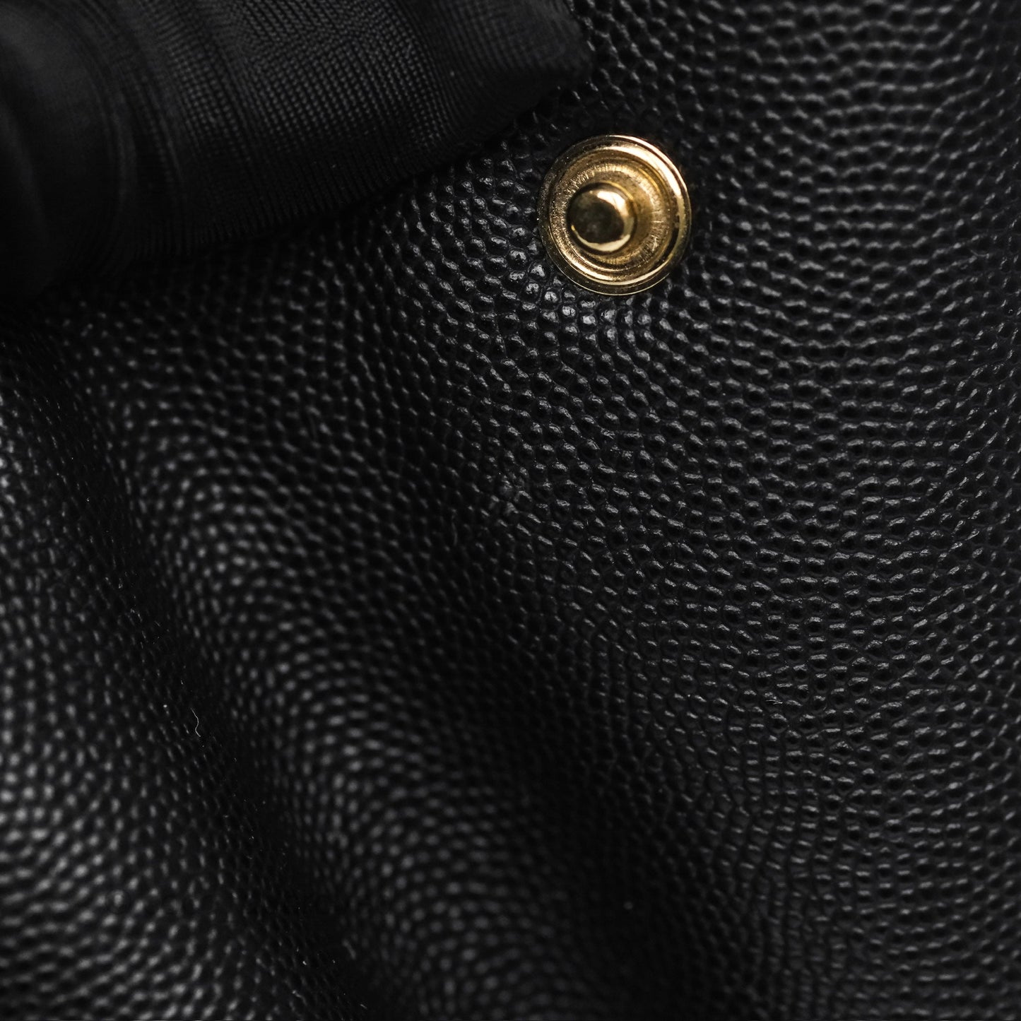 Chanel Small Business Affinity Shopping Bag Black Caviar Gold Hardware