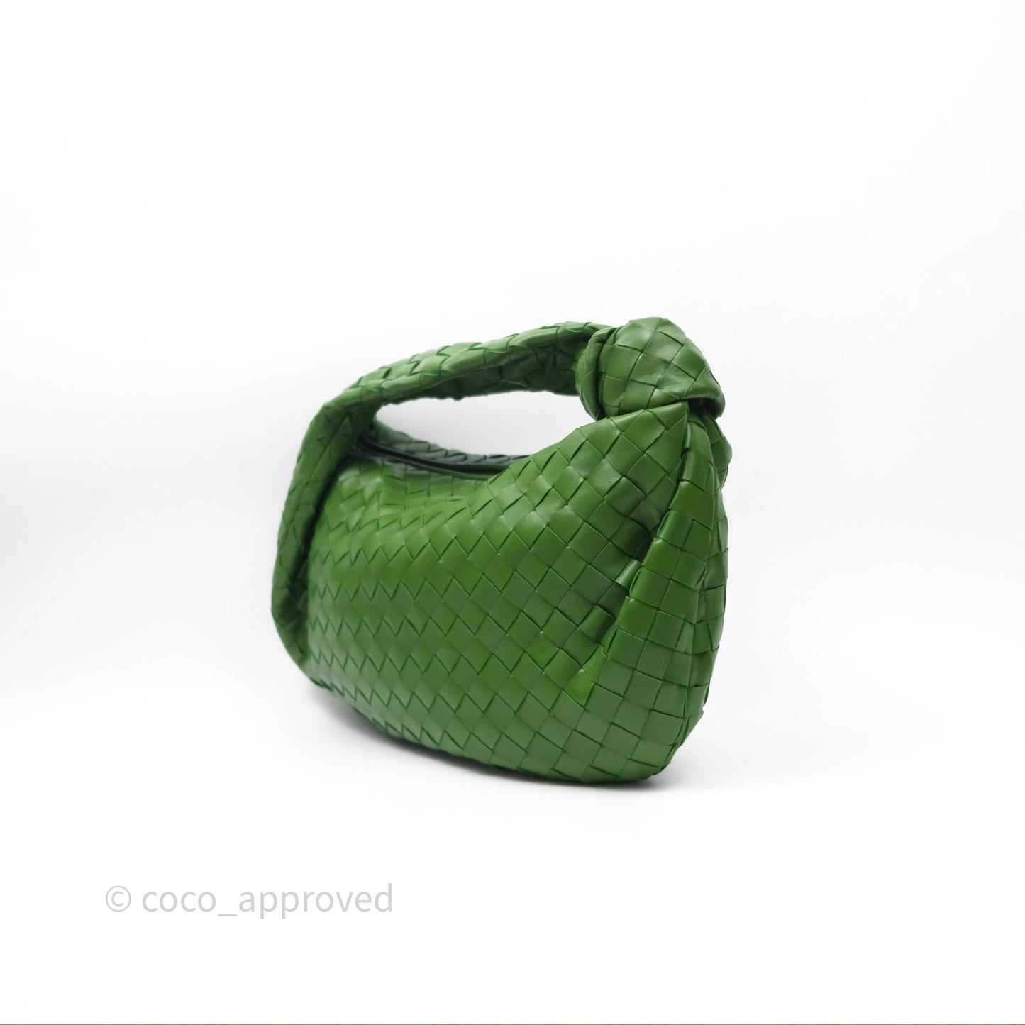 Bottega Veneta Teen Jodie Green Intrecciato Lambskin
