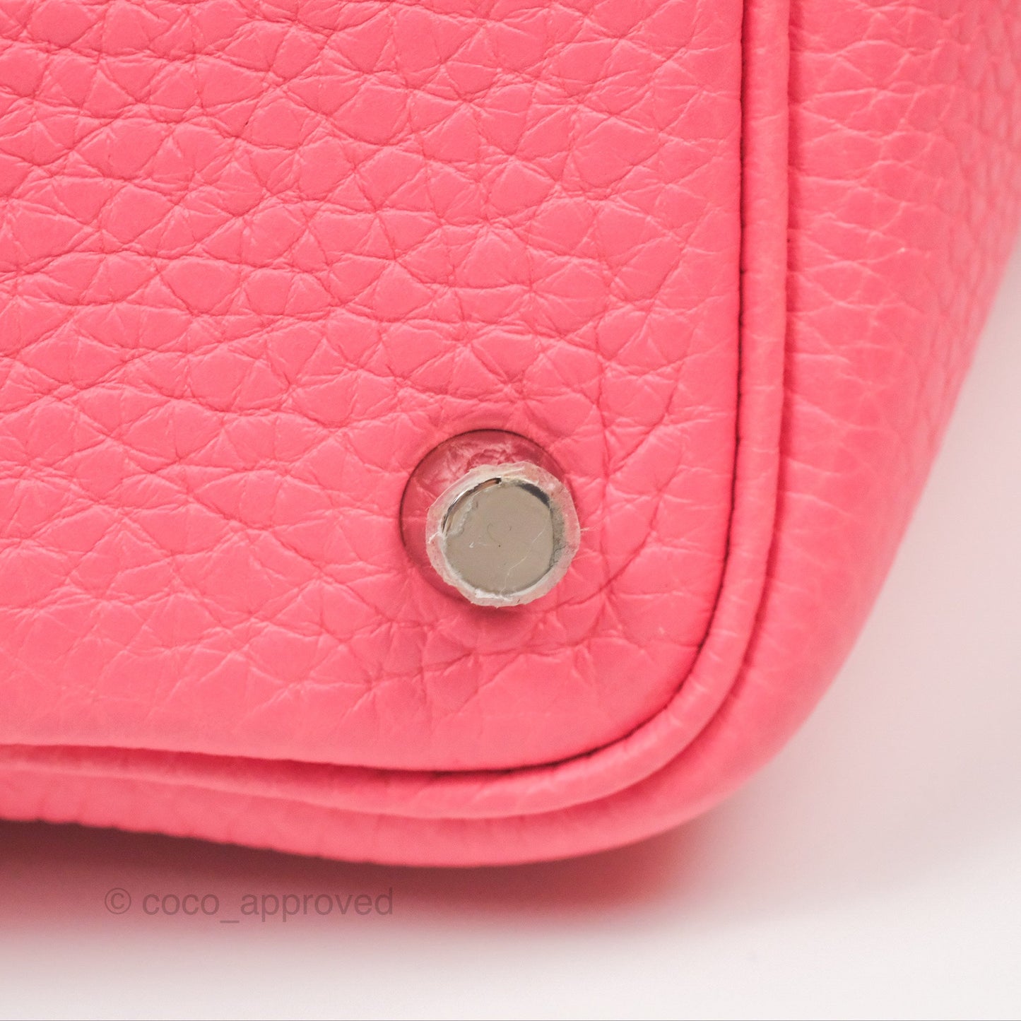Hermès Picotin Lock 18 Rose Azalee Clemence Palladium Hardware