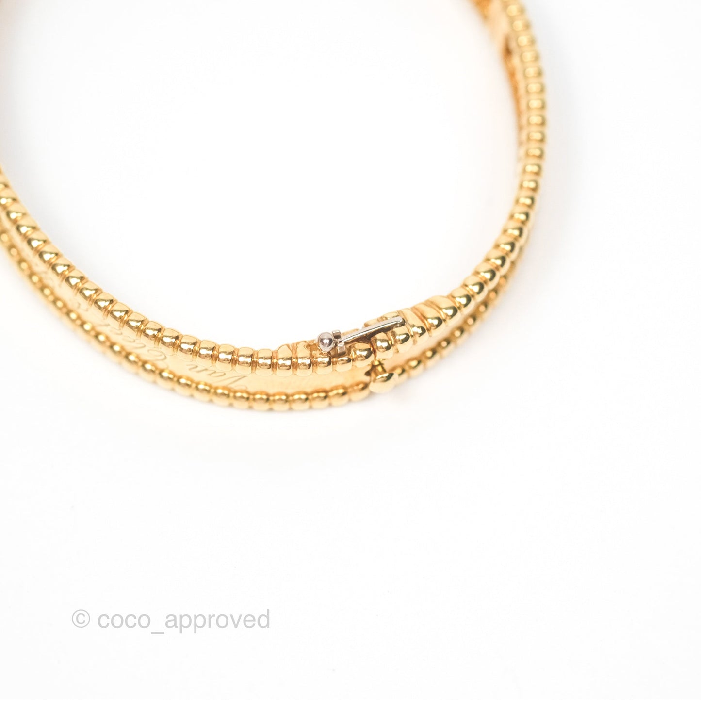 Van Cleef & Arpels Perlée Signature Bracelet Extra Small Model Yellow Gold