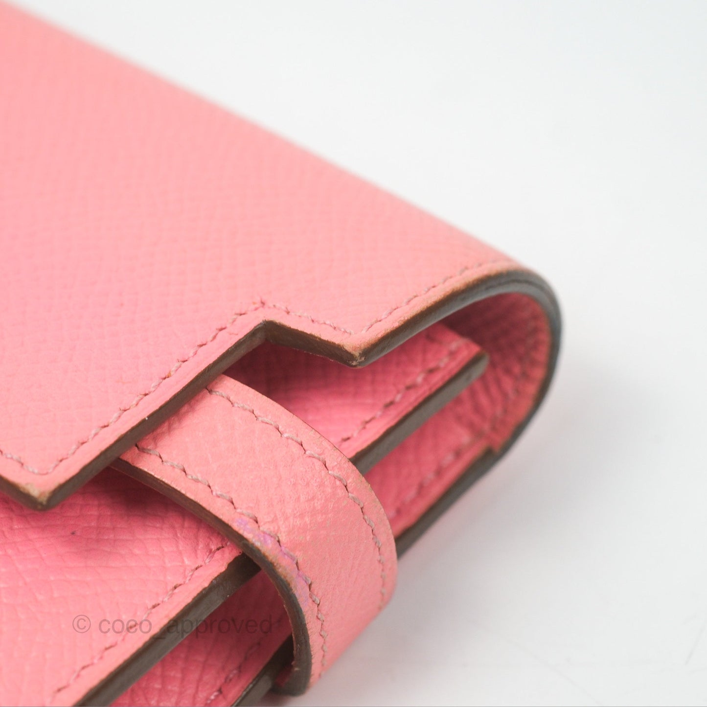 Hermès Kelly Wallet Rose Confetti Epsom Palladium Hardware