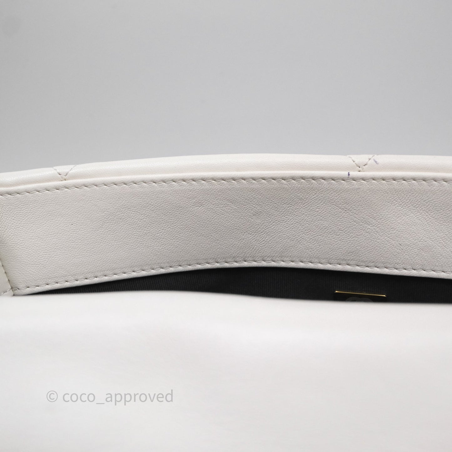 Chanel 19 Medium White Mixed Hardware