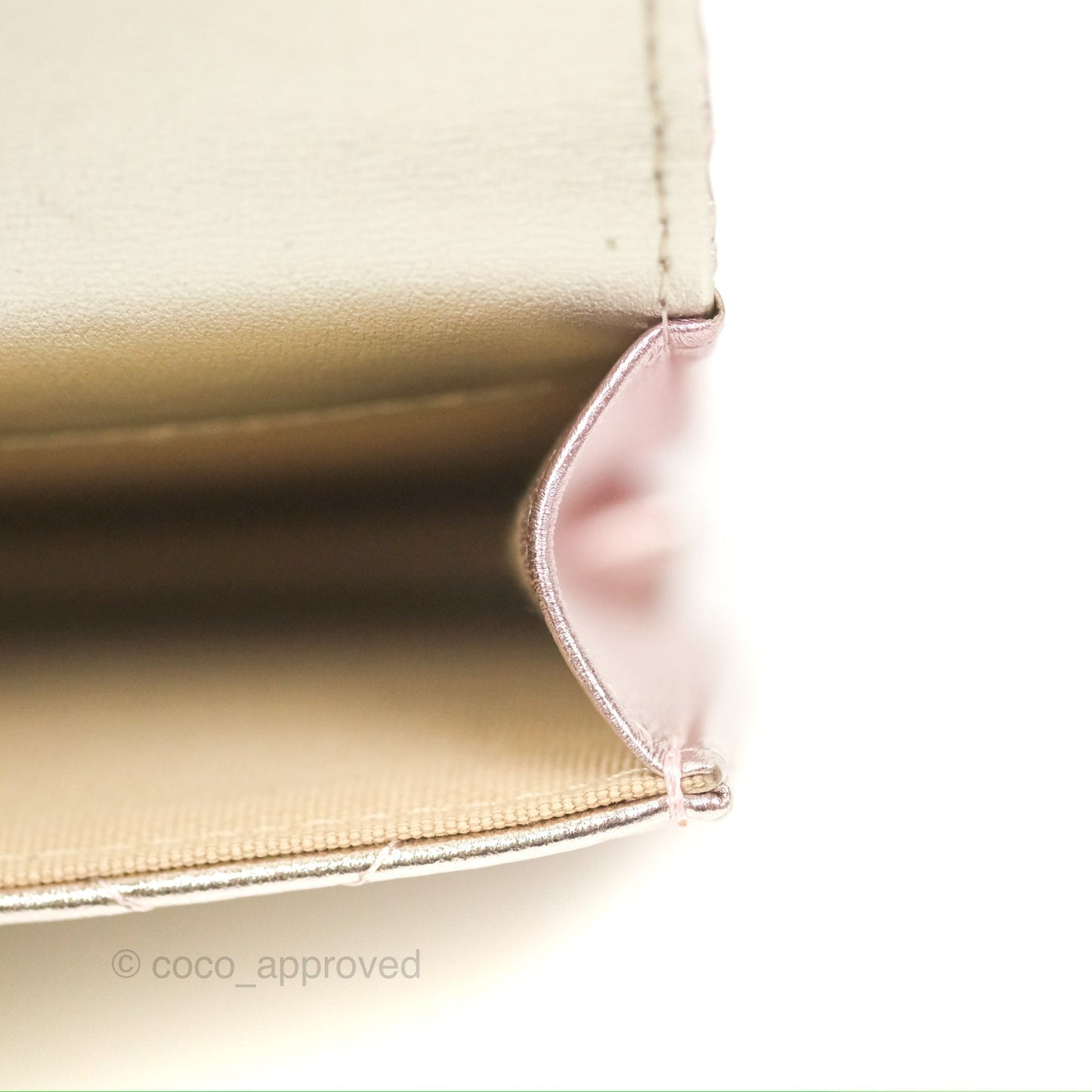 Chanel Waist Belt Bag Metallic Gradient Pink/Silver Lambskin Gold Hardware