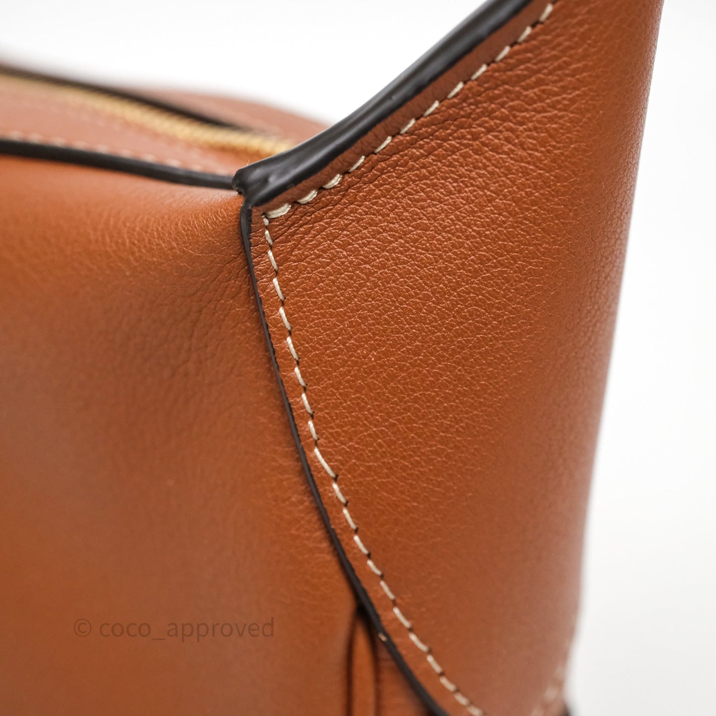 Celine Mini Romy Shoulder Bag Tan Calfskin Gold Hardware