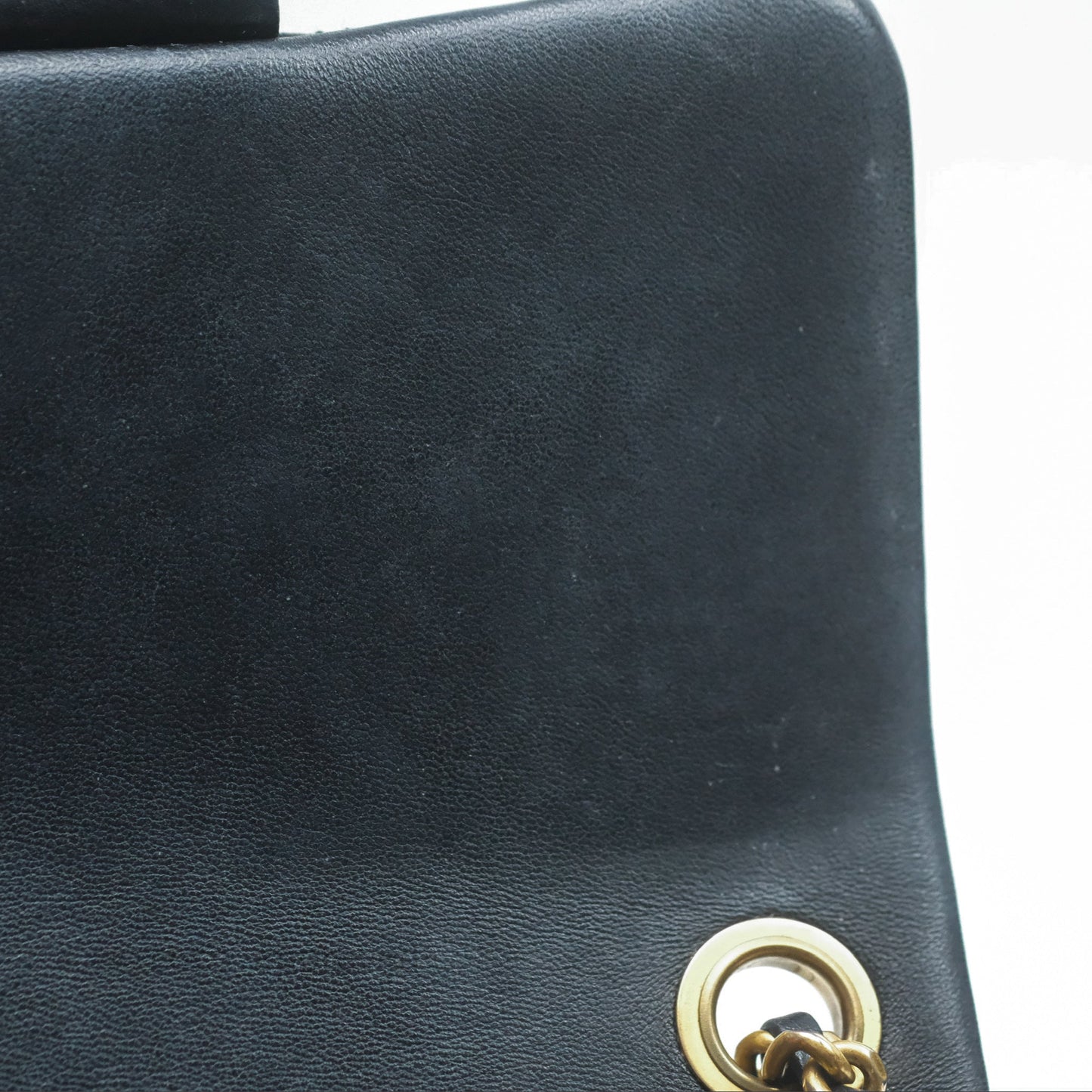 Chanel Pearl Crush Mini Square Quilted Black Lambskin Aged Gold Hardware