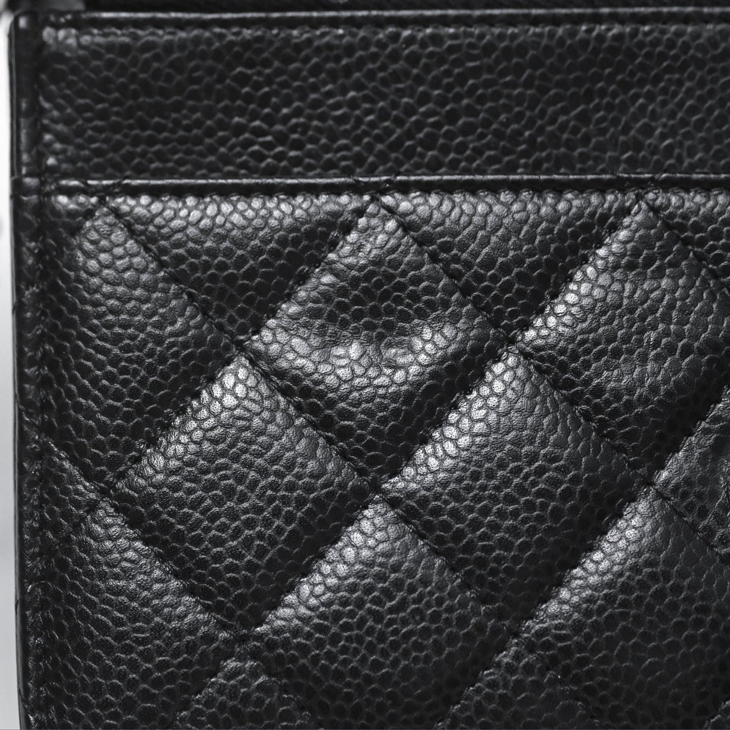 Chanel Quilted WOC Black Caviar Silver Hardware