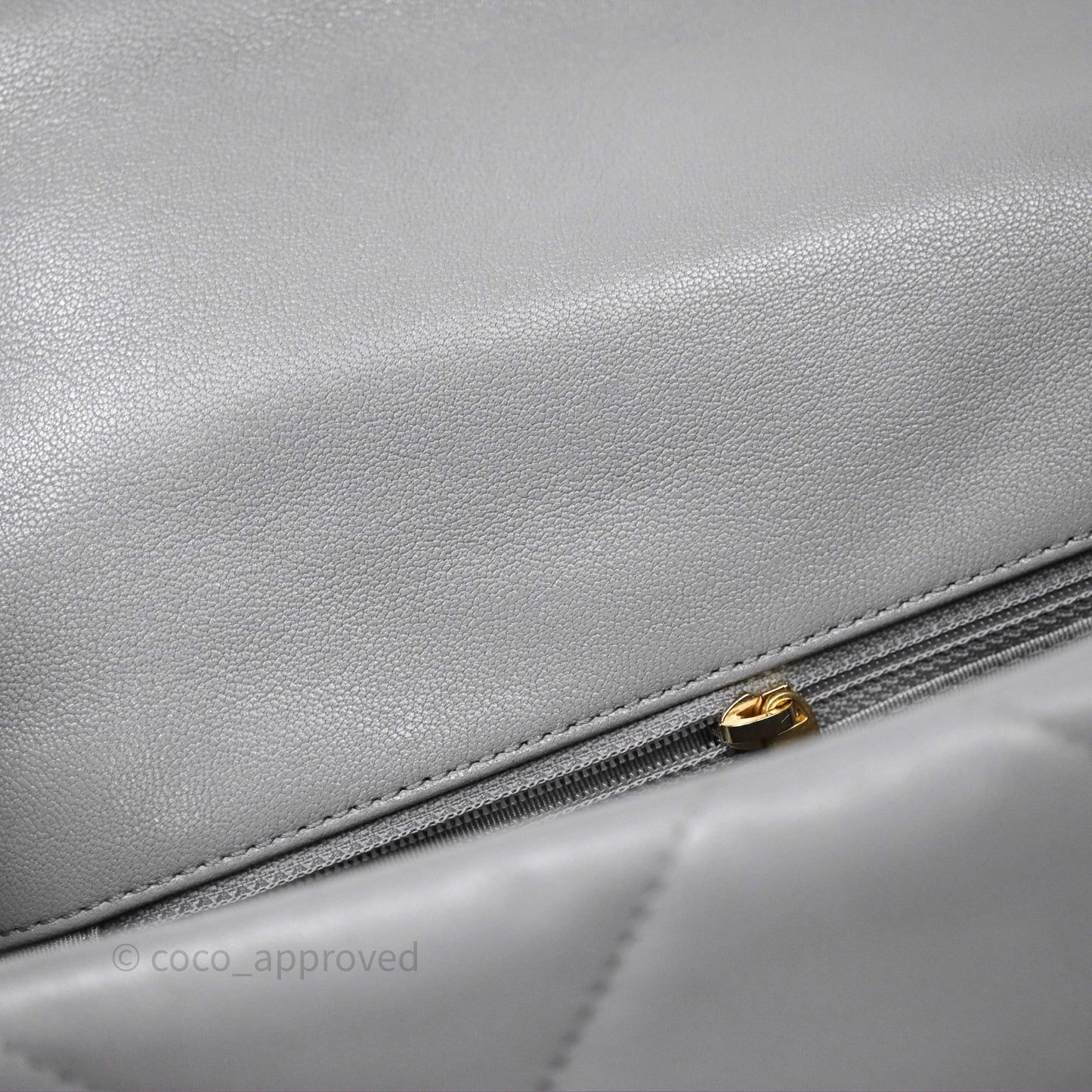 Chanel 19 Small Grey Mixed Hardware