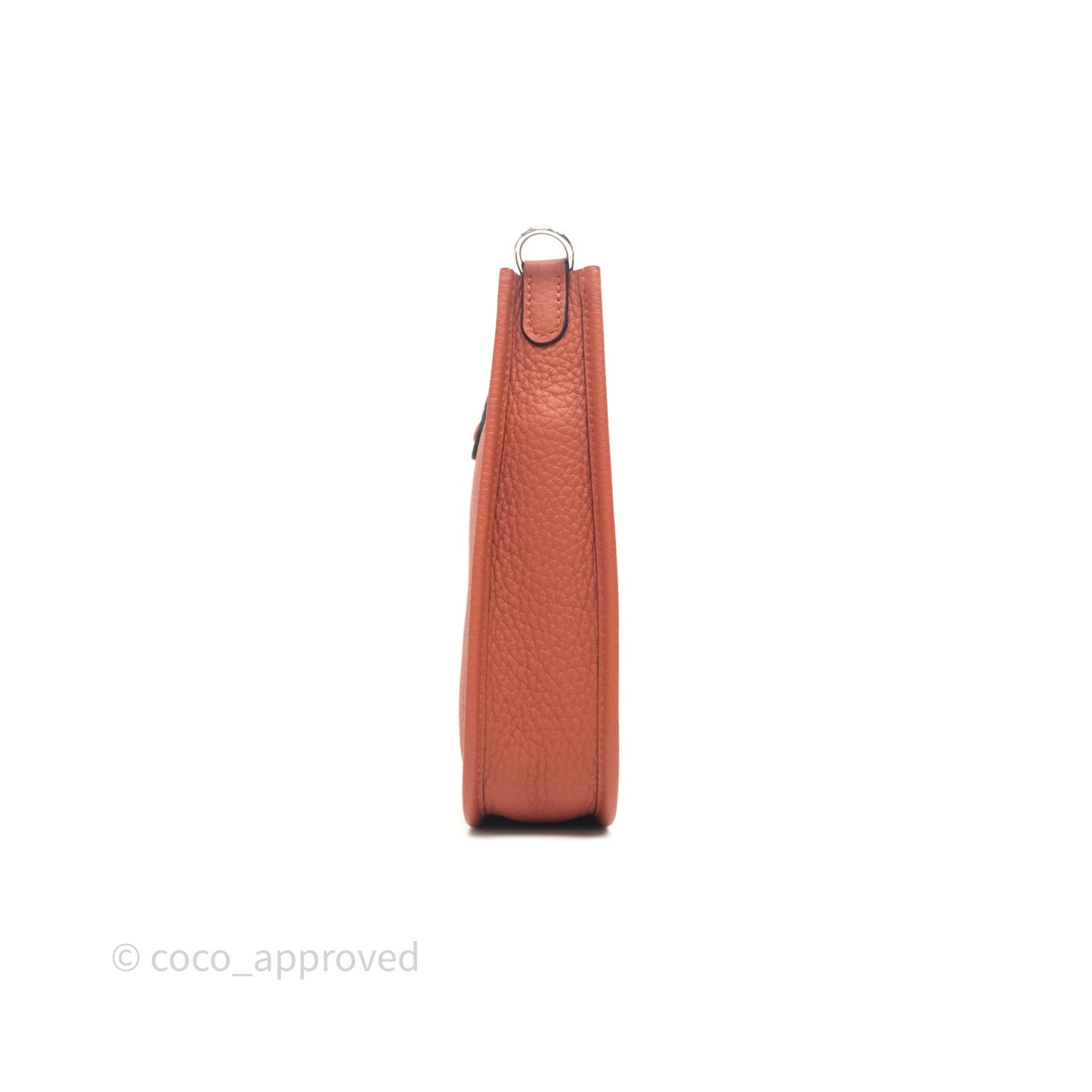 Hermès Mini Evelyne 16 Cuivre 6C Clemence Palladium Hardware