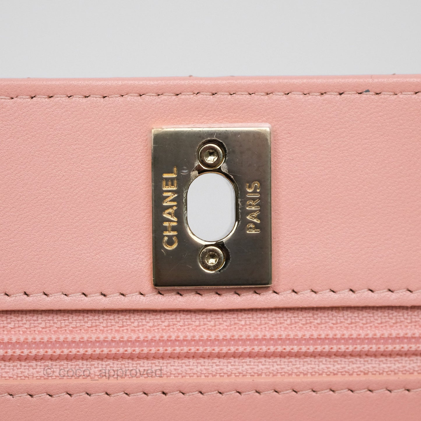 Chanel Trendy CC WOC Quilted Salmon Pink Lambskin Gold Hardware