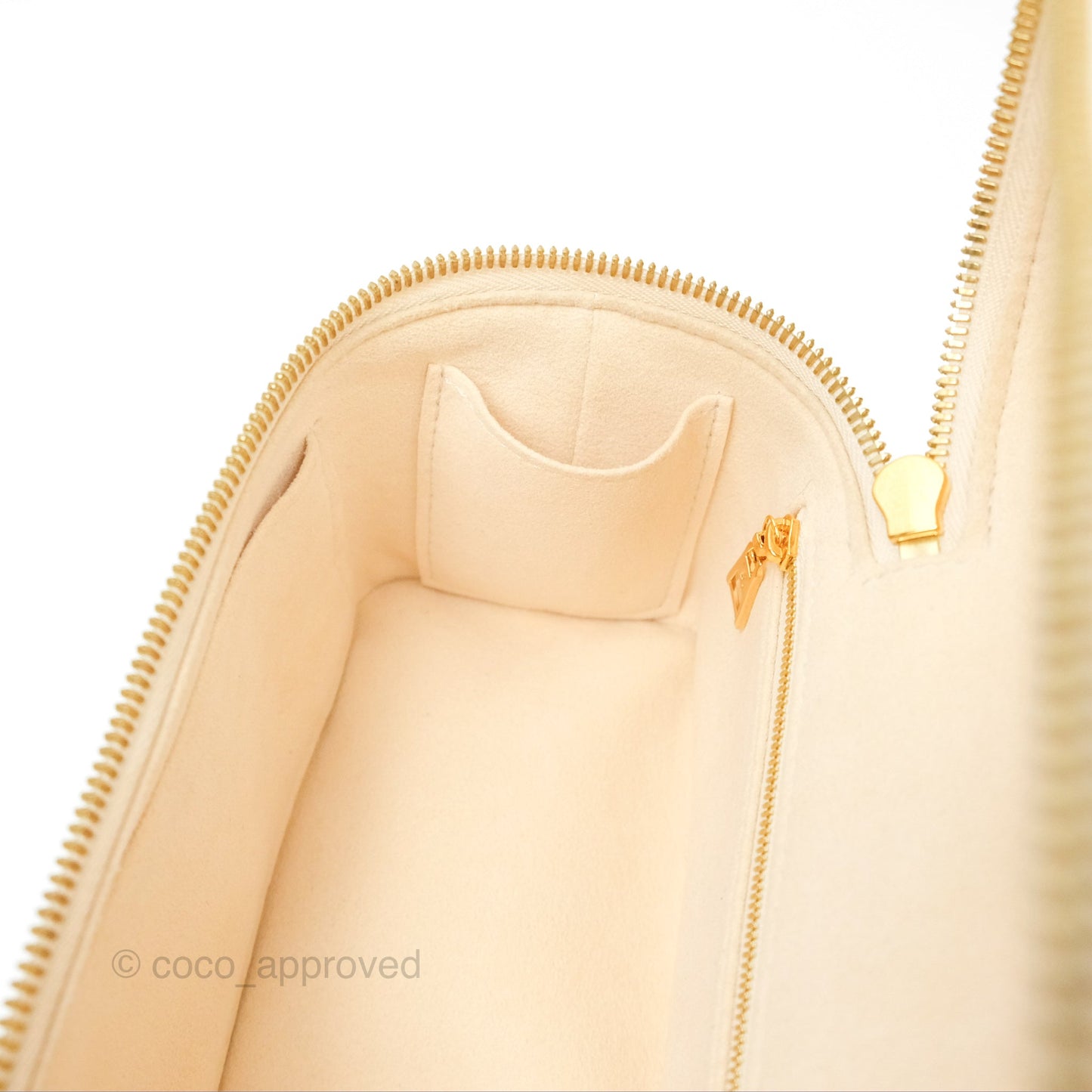 Louis Vuitton Vanity PM Empreinte Monogram Giant Creme/Bois de Rose