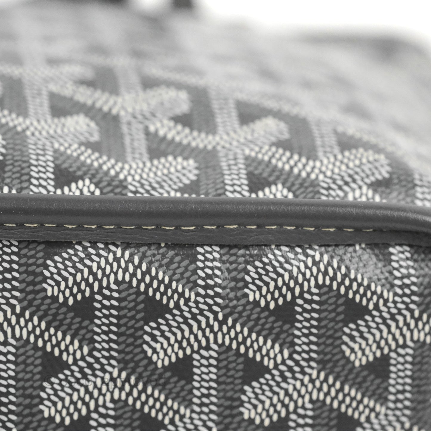 Goyard Anjou Mini Bag Goyardine Canvas Grey
