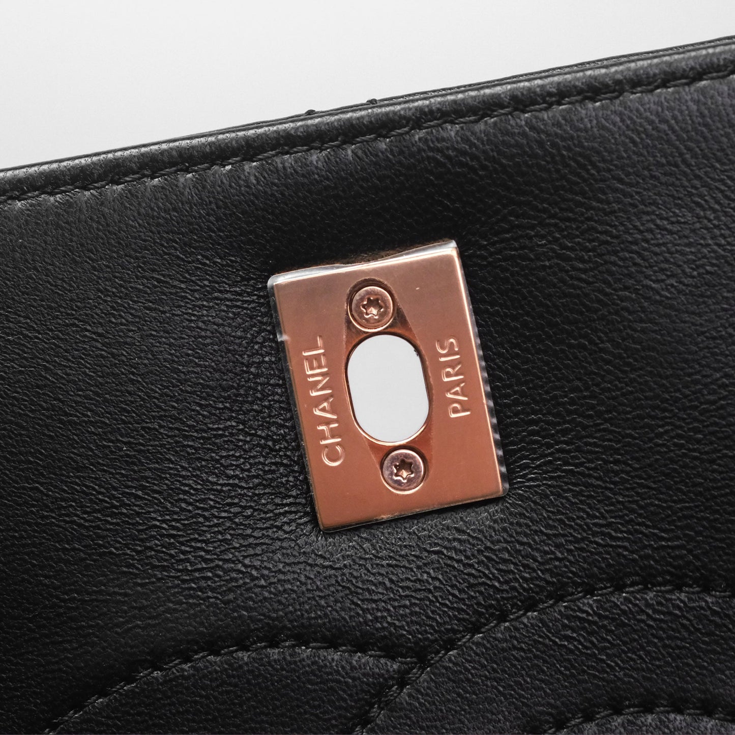 Chanel Trendy CC Small Black Lambskin Rose Gold Hardware