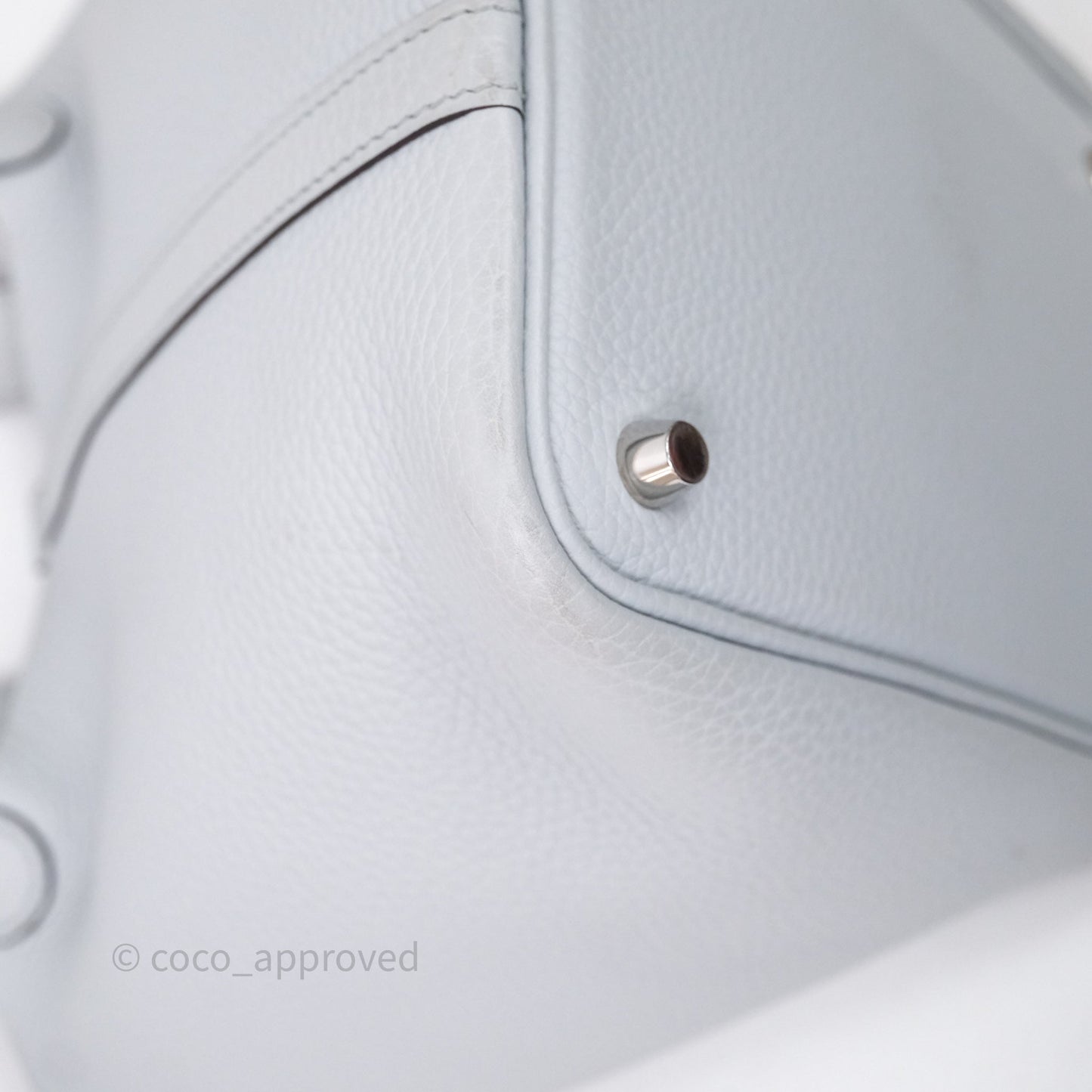 Hermès Picotin Lock 18 Bleu Pale 08 Clemence Palladium Hardware