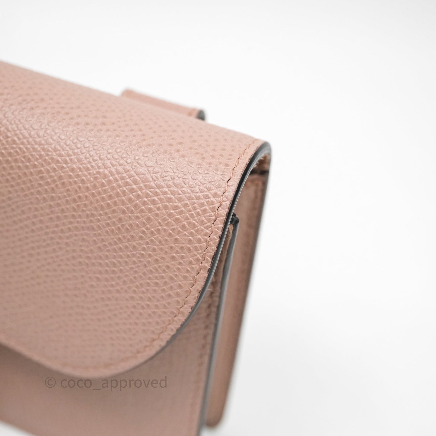 Christian Dior Saddle Belt Pouch Dusty Pink Matte Calfskin Gold Hardware