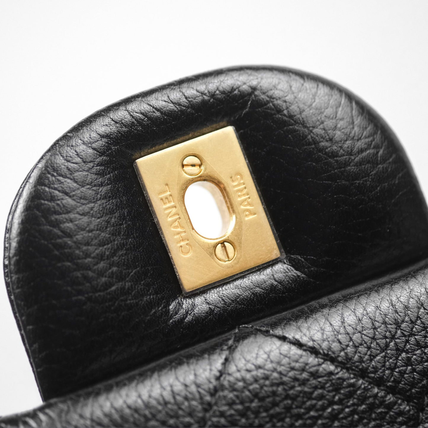 Chanel Quilted XXL Classic Flap Travel Bag Black Caviar Aged Gold Hardware 24C