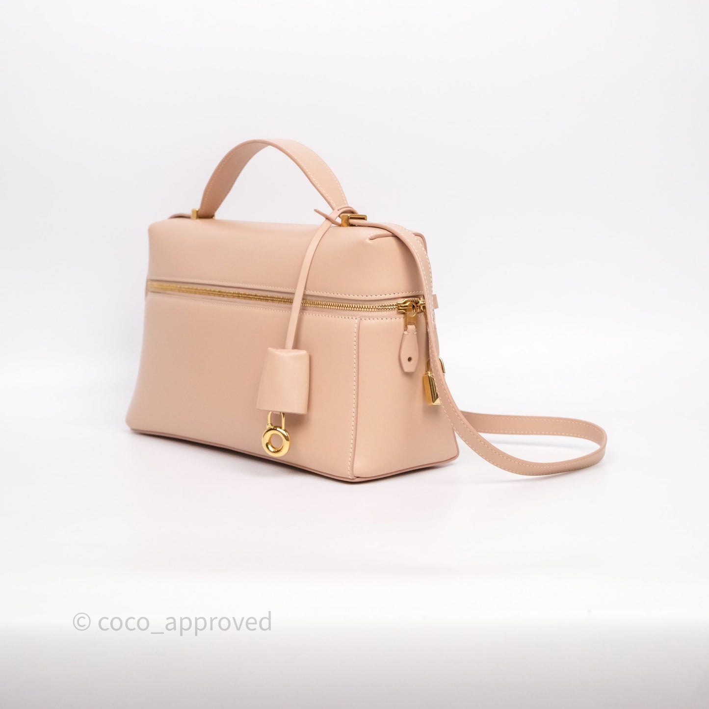 Loro Piana Extra Bag L27 Dark Pink Gold Hardware