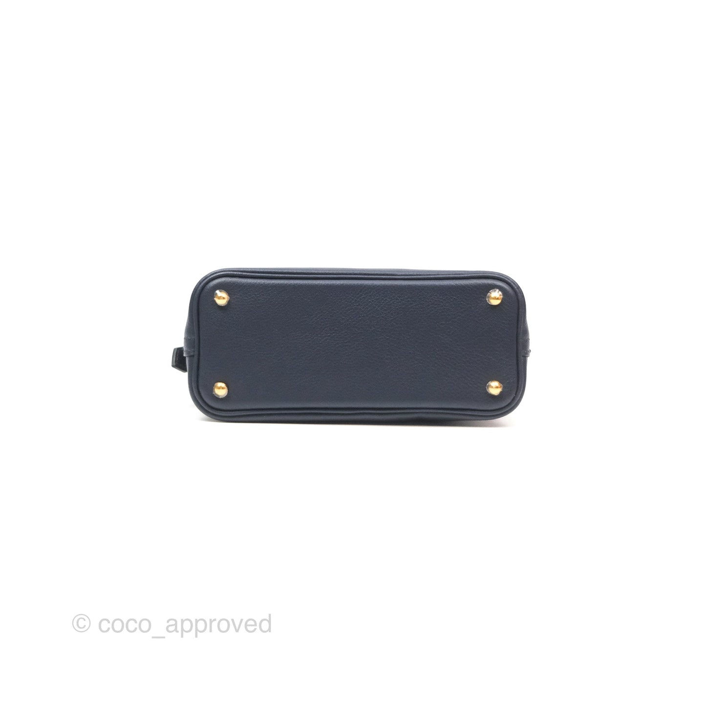 Hermès Bolide Mini 1923 Bleu Nuit 2Z Evercolor Gold Hardware