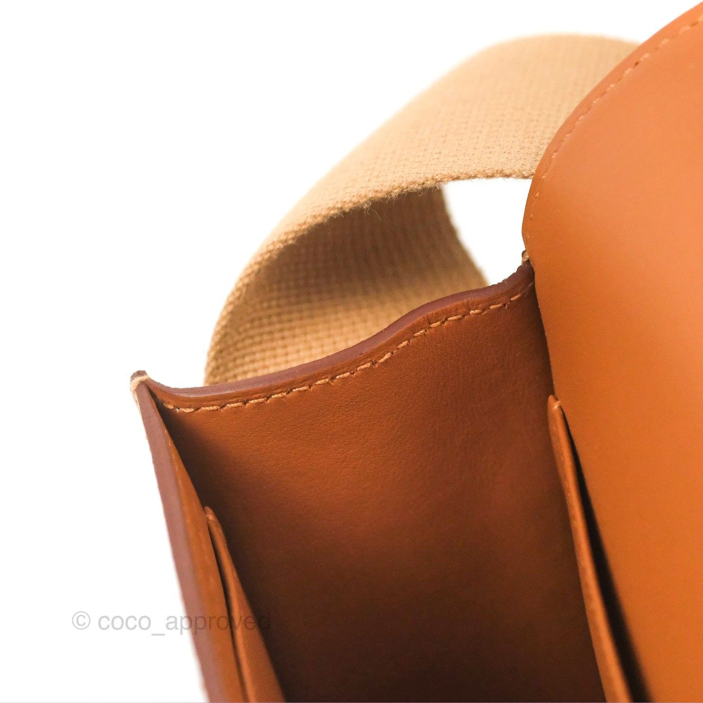 Hermès Geta Bag Chai 0M Quebracho 2J Gold Hardware