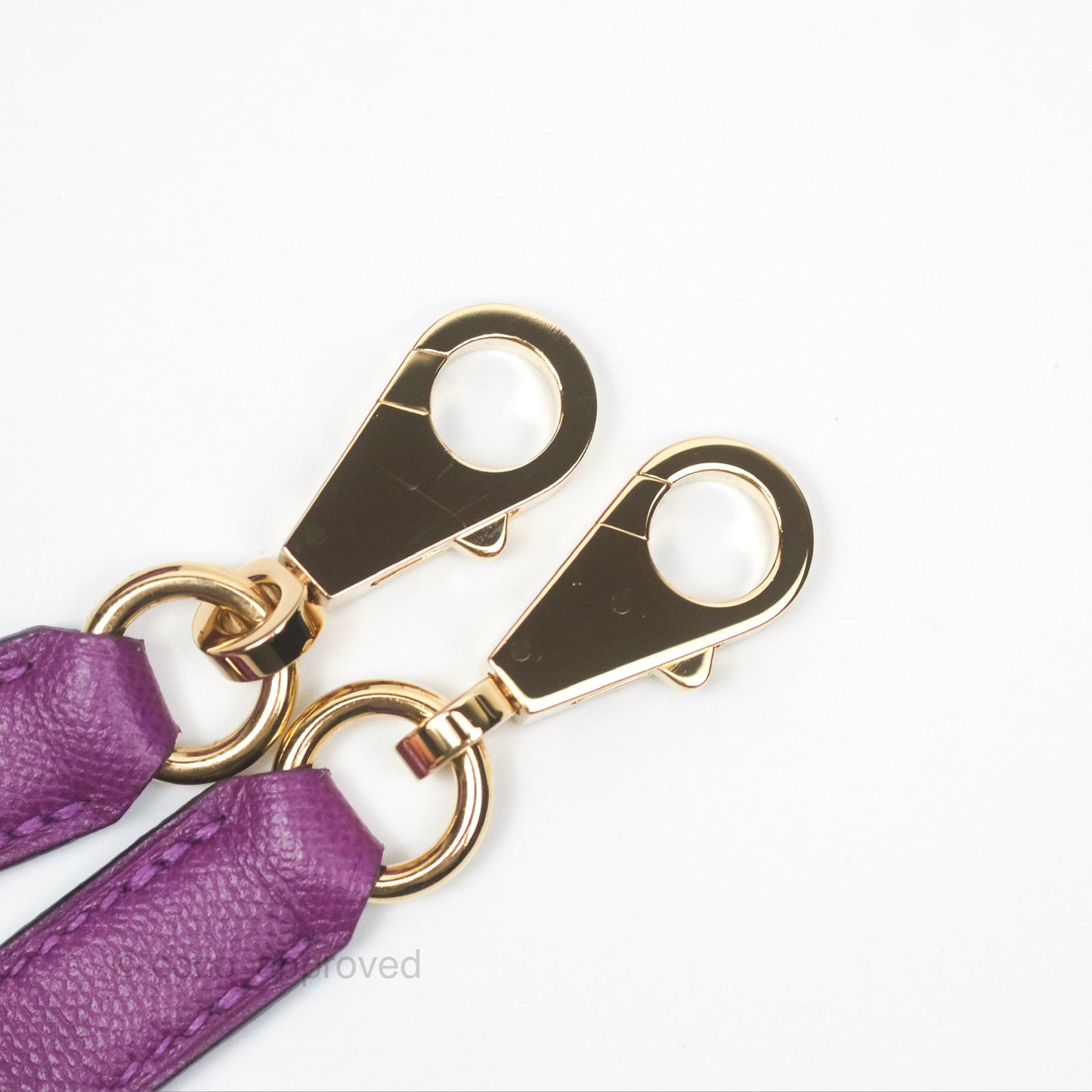 Hermès Kelly 25 Sellier Touch Anemone/ Amethyste Madame/ Croc Gold Hardware