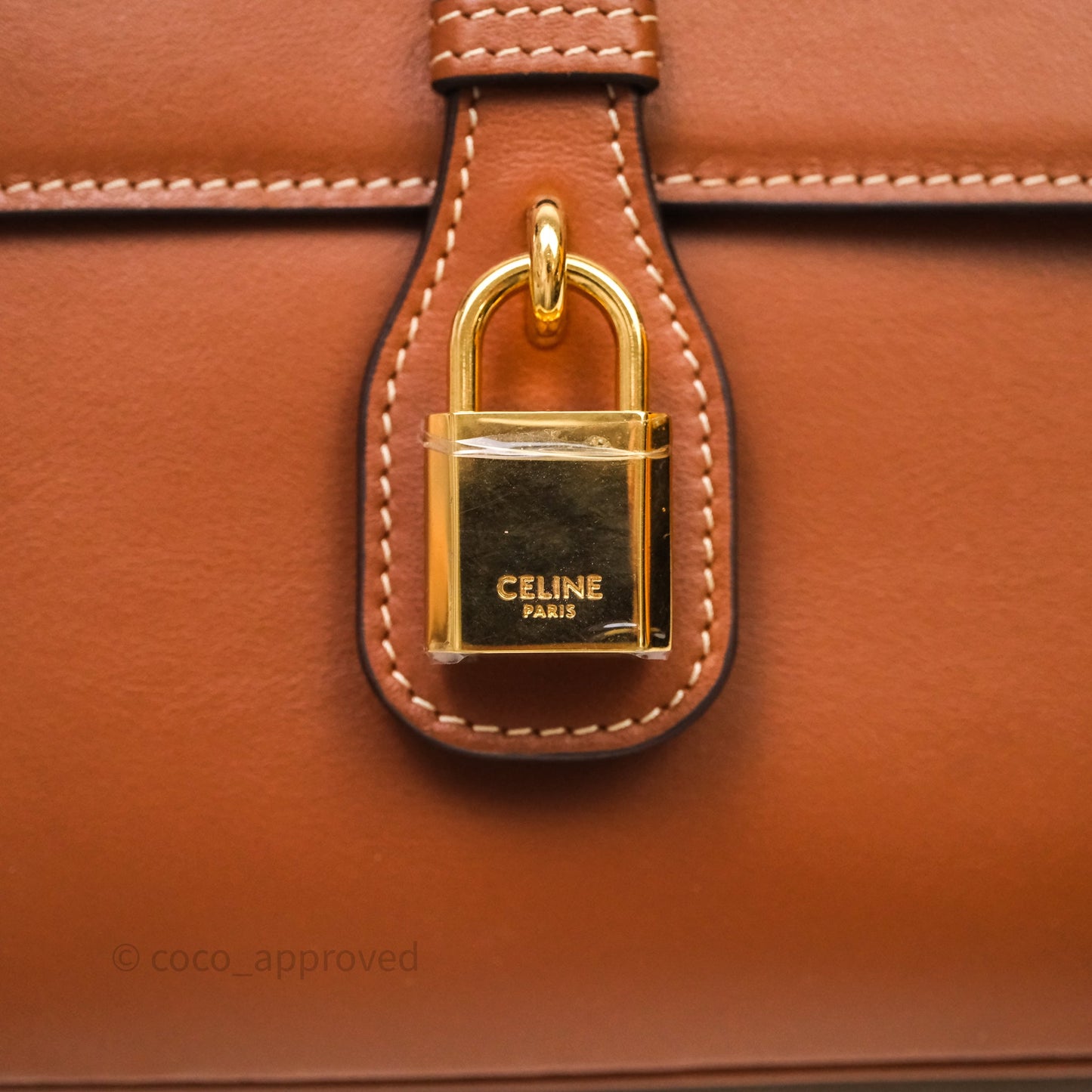 Celine Medium Tabou Tan Smooth Calfskin