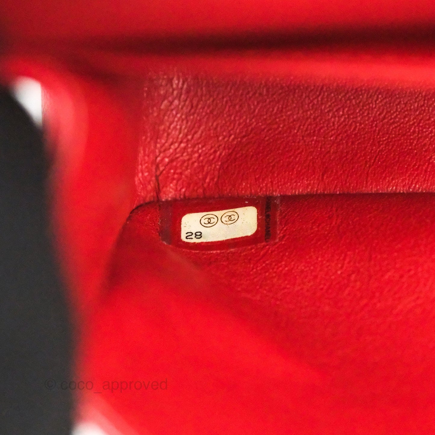 Chanel Classic Small S/M Flap Red Caviar Gold Hardware