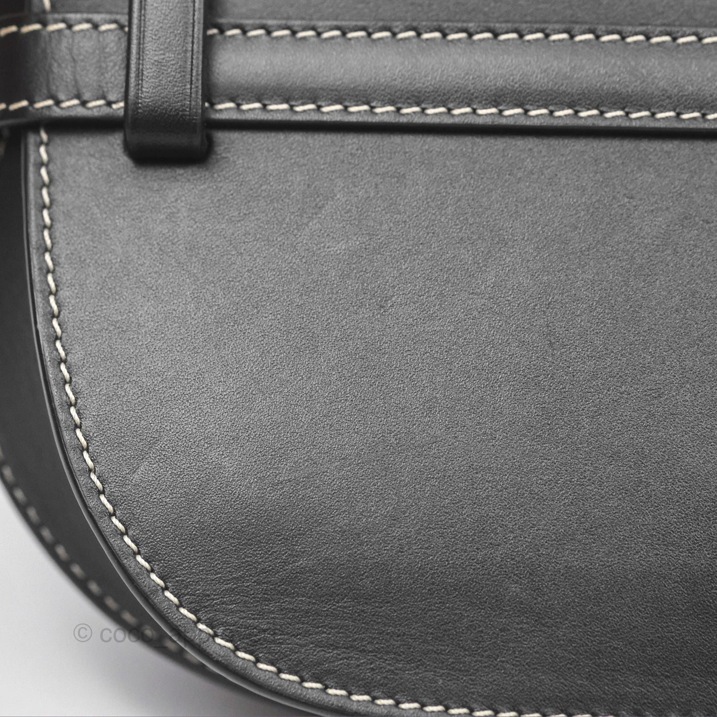 Loewe Mini Gate Belt Bag in Soft Calfskin Black