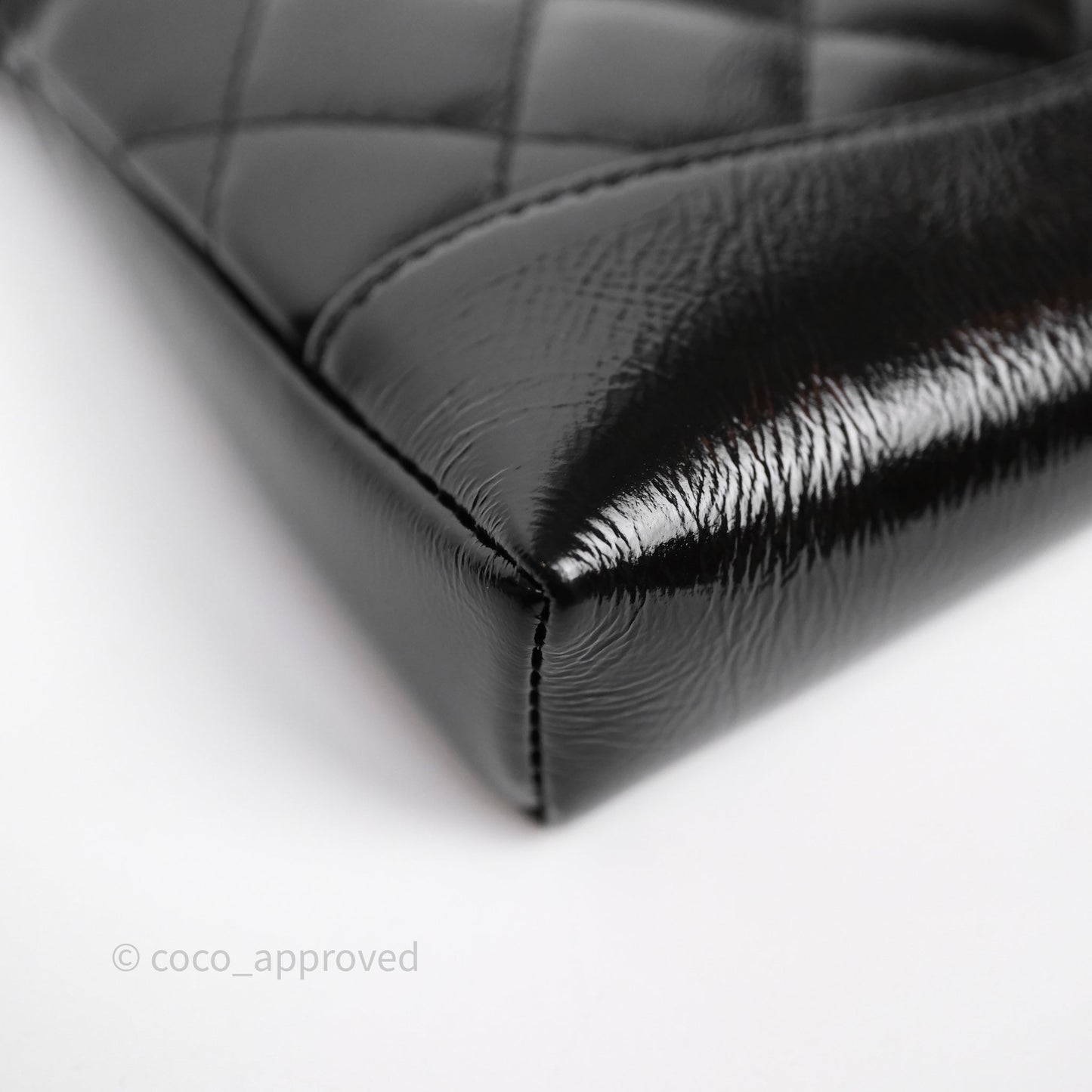 Chanel Nano 31 Black Shiny Lambskin Gold Hardware