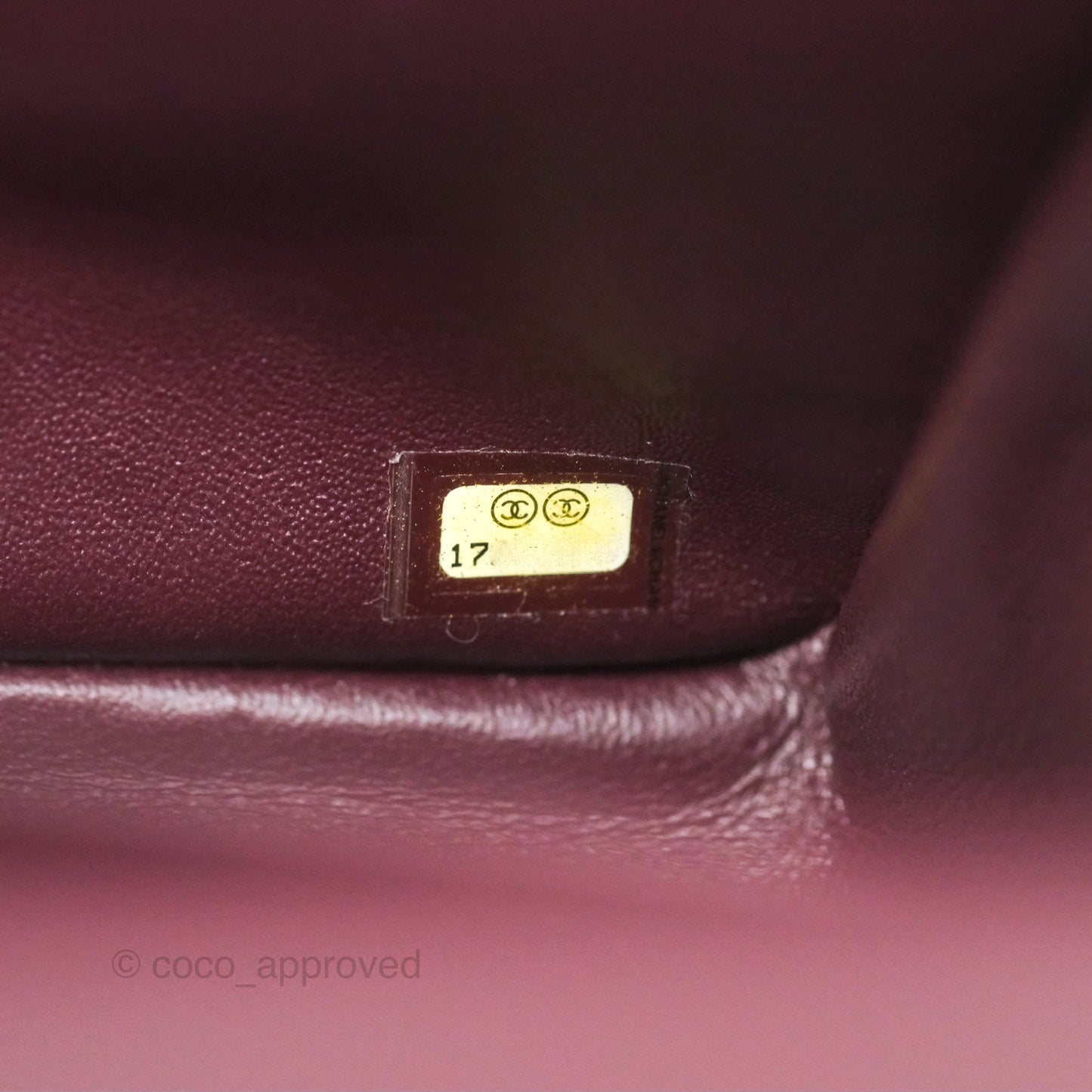 Chanel Jumbo Double Flap Burgundy Lambskin Gold Hardware