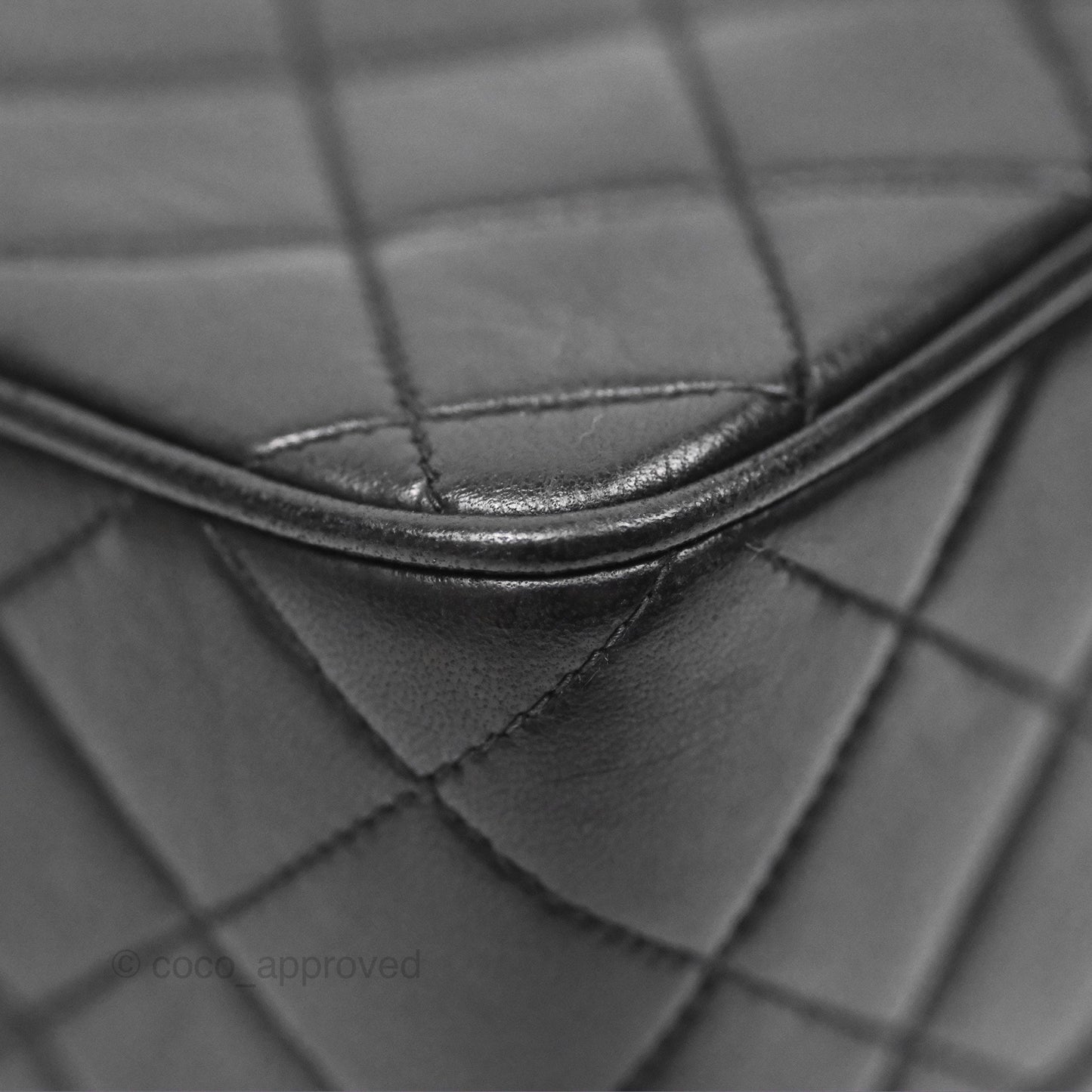 Chanel Vintage Camera Bag Black Lambskin 24K Gold Hardware