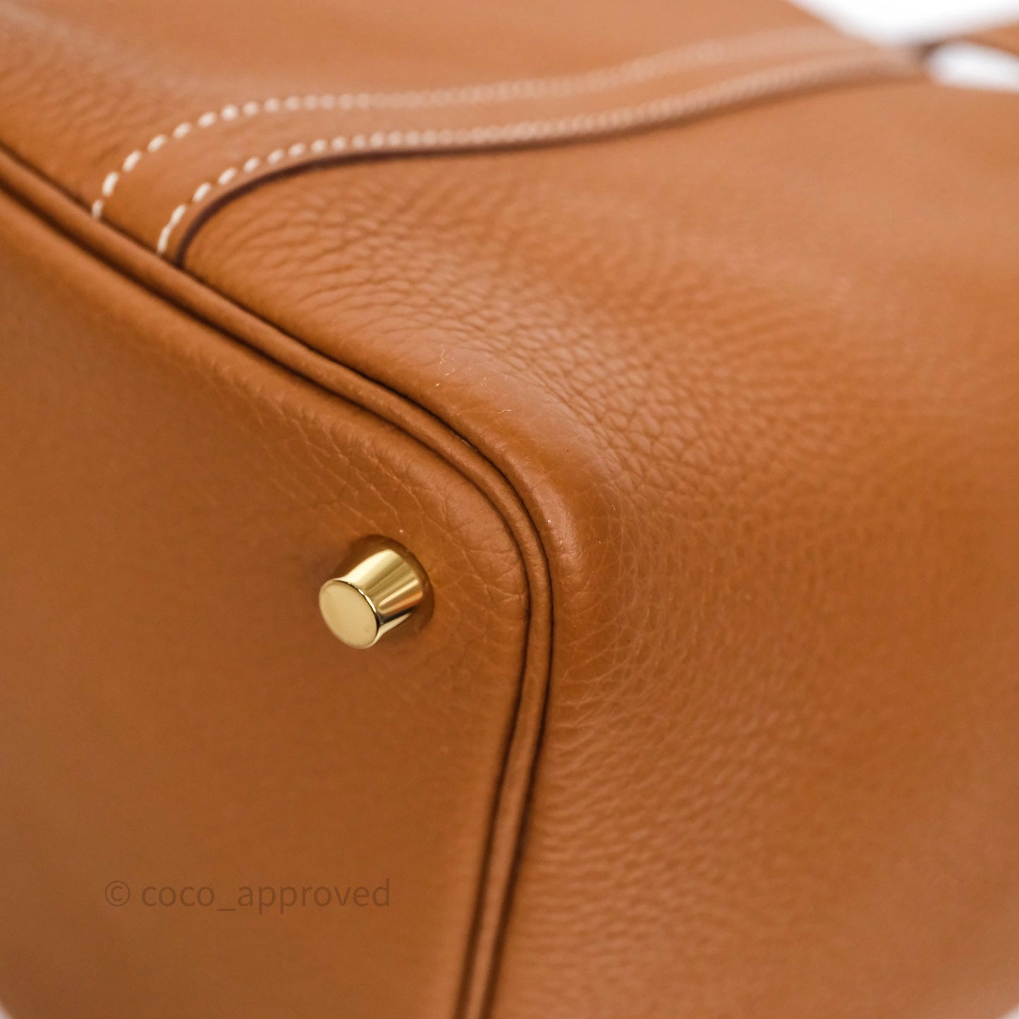 Hermès Picotin Lock 18 Gold 37 Clemence Gold Hardware