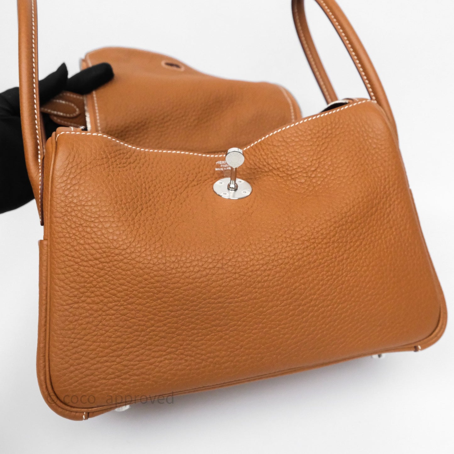 Hermès Lindy 26 Gold 37 Taurillon Clemence Palladium Hardware