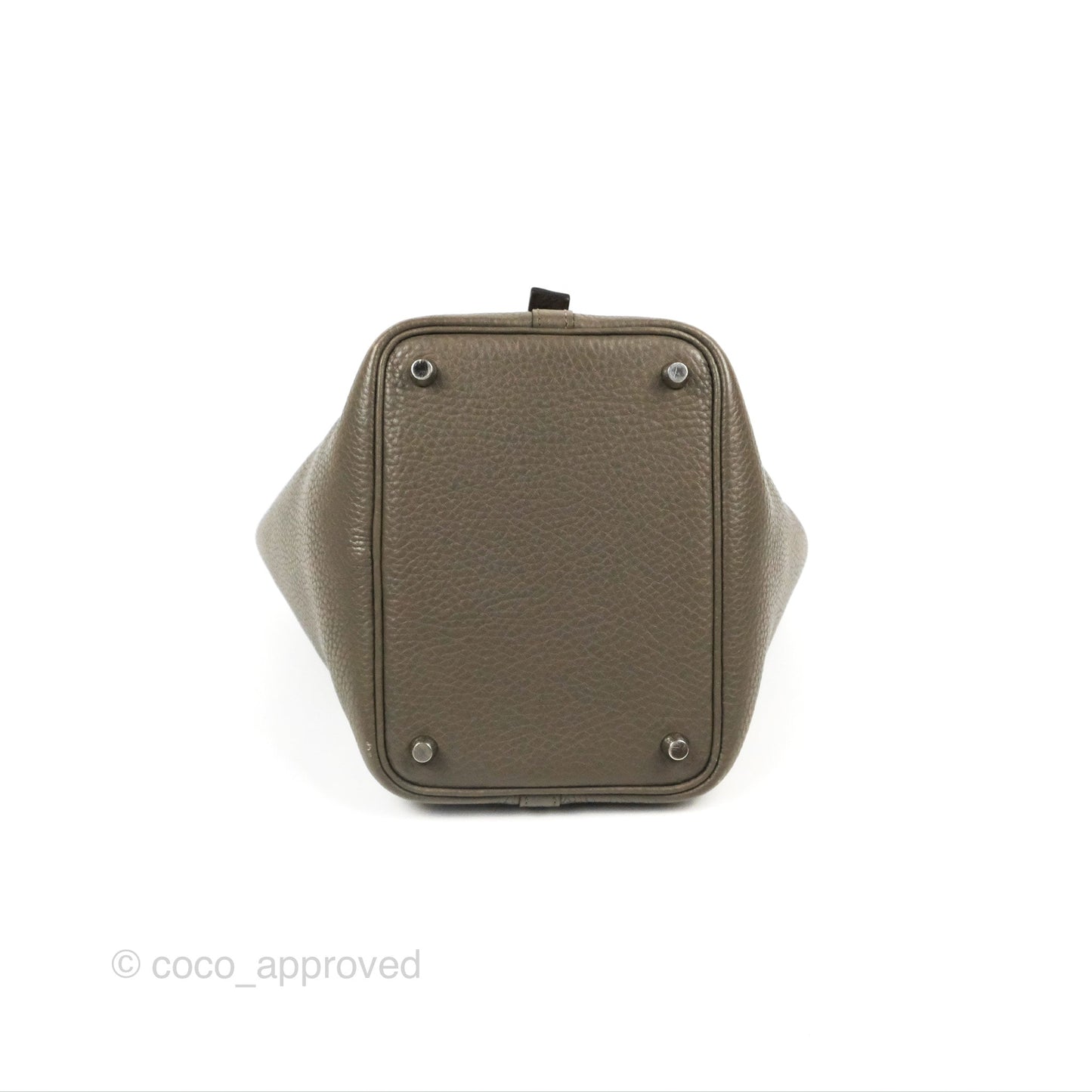Hermès Picotin Lock 18 Etain Taurillon Clemence Palladium Hardware