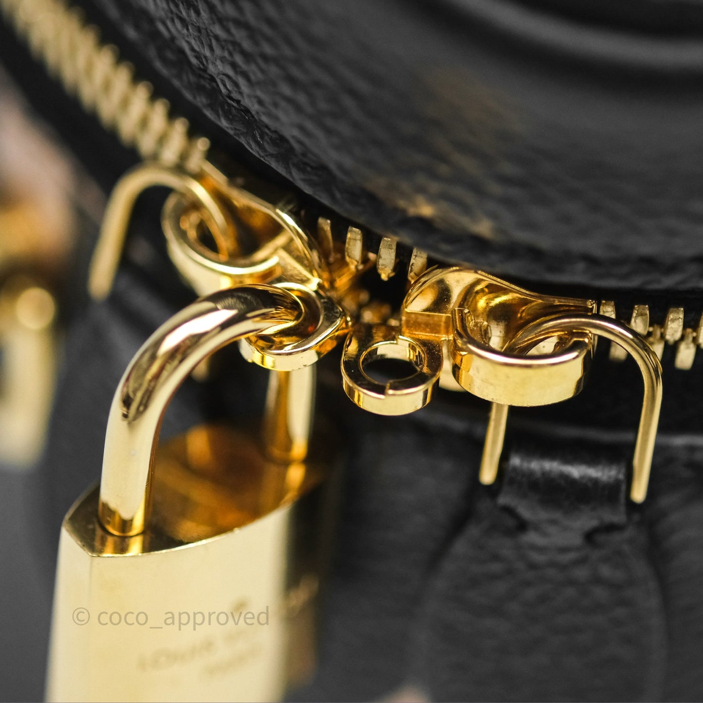 Louis Vuitton Vanity PM Empreinte Monogram Black/ Beige