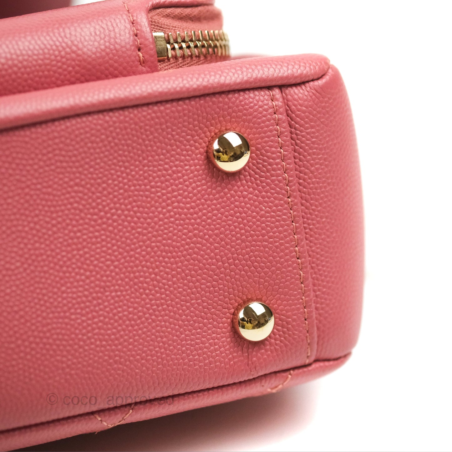 Chanel Quilted Medium Business Affinity Flap Pink Caviar Gold Hardware