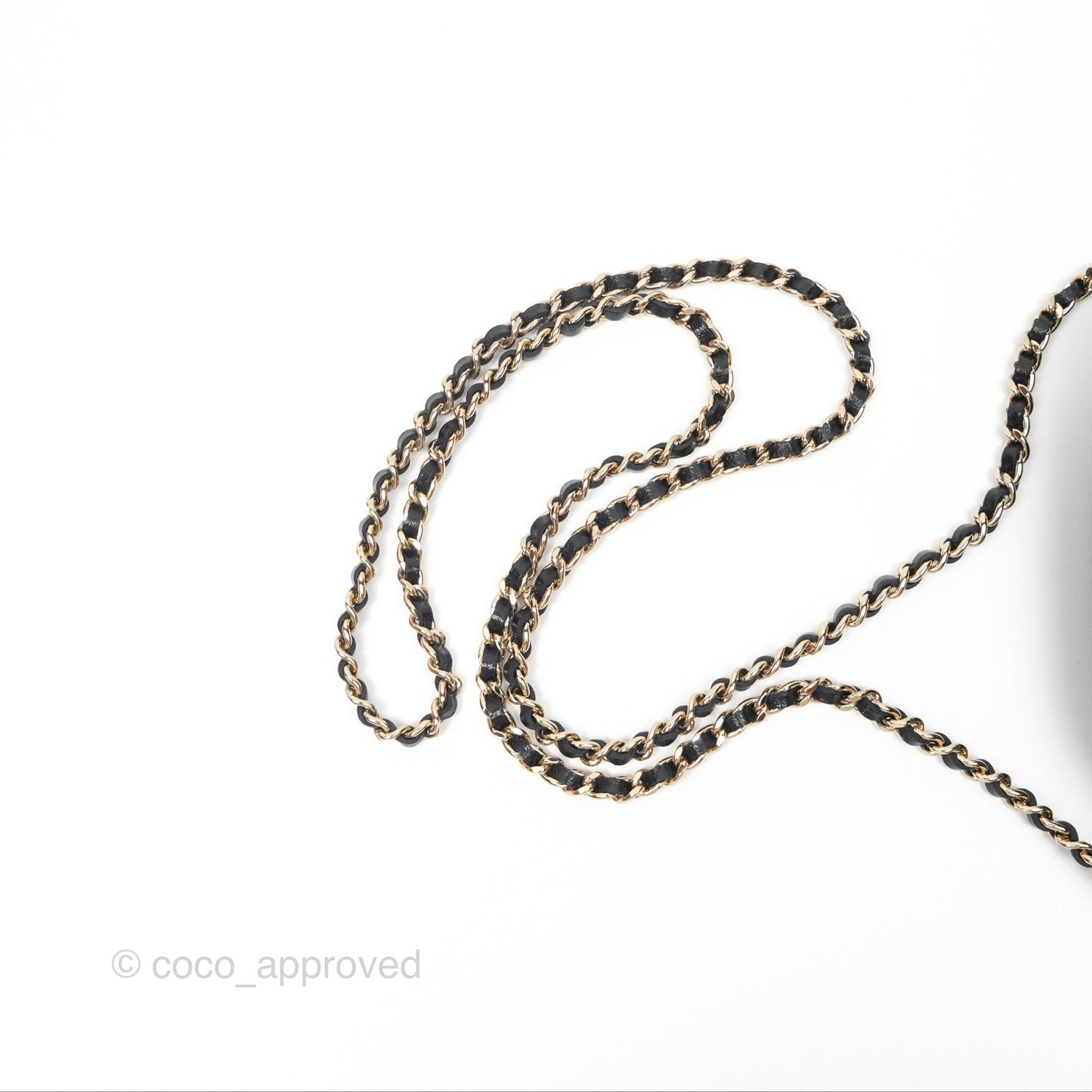 Chanel Mini Handle Clutch with Chain Black Shiny Lambskin Gold Hardware