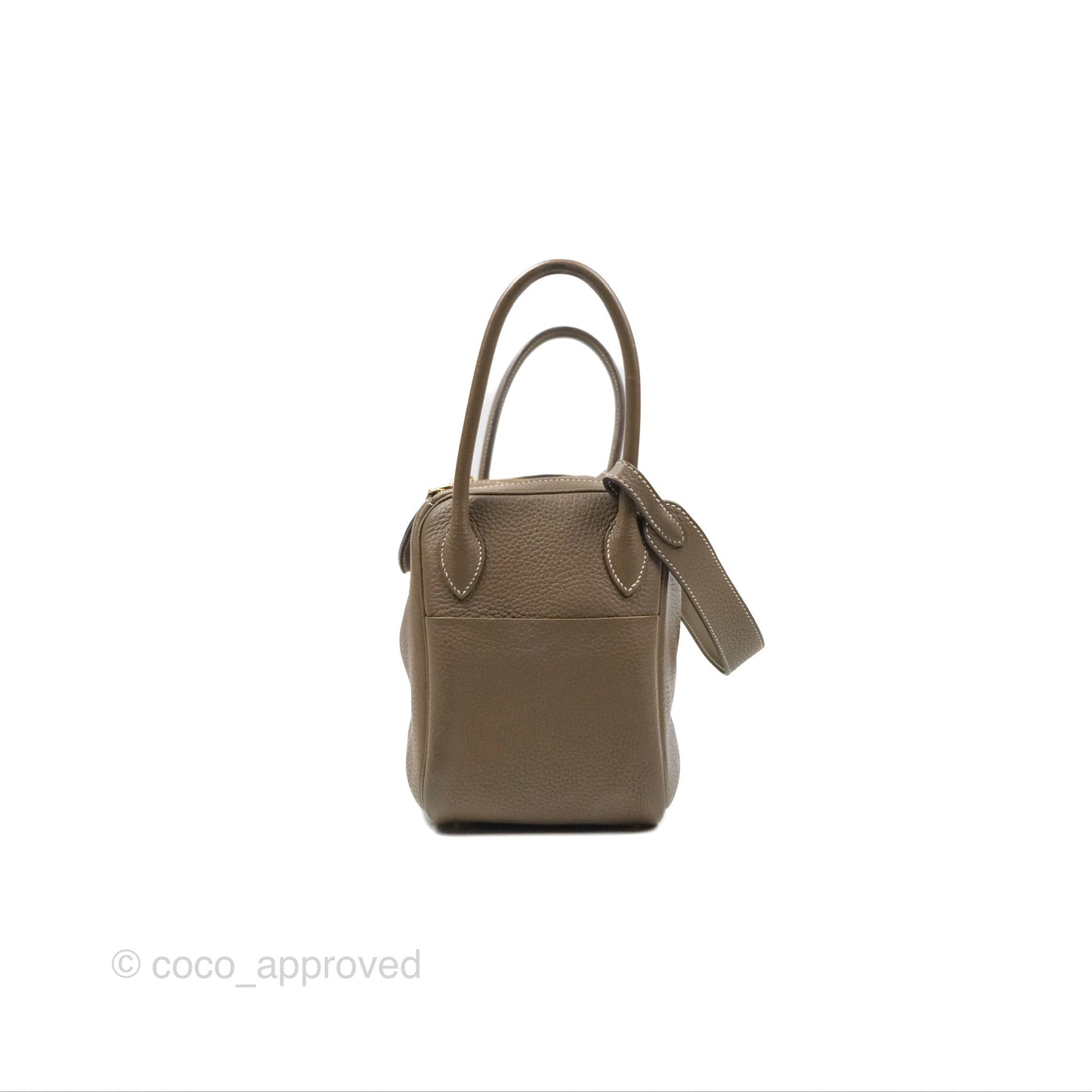 Hermès Lindy 26 Etoupe Clemence Gold Hardware