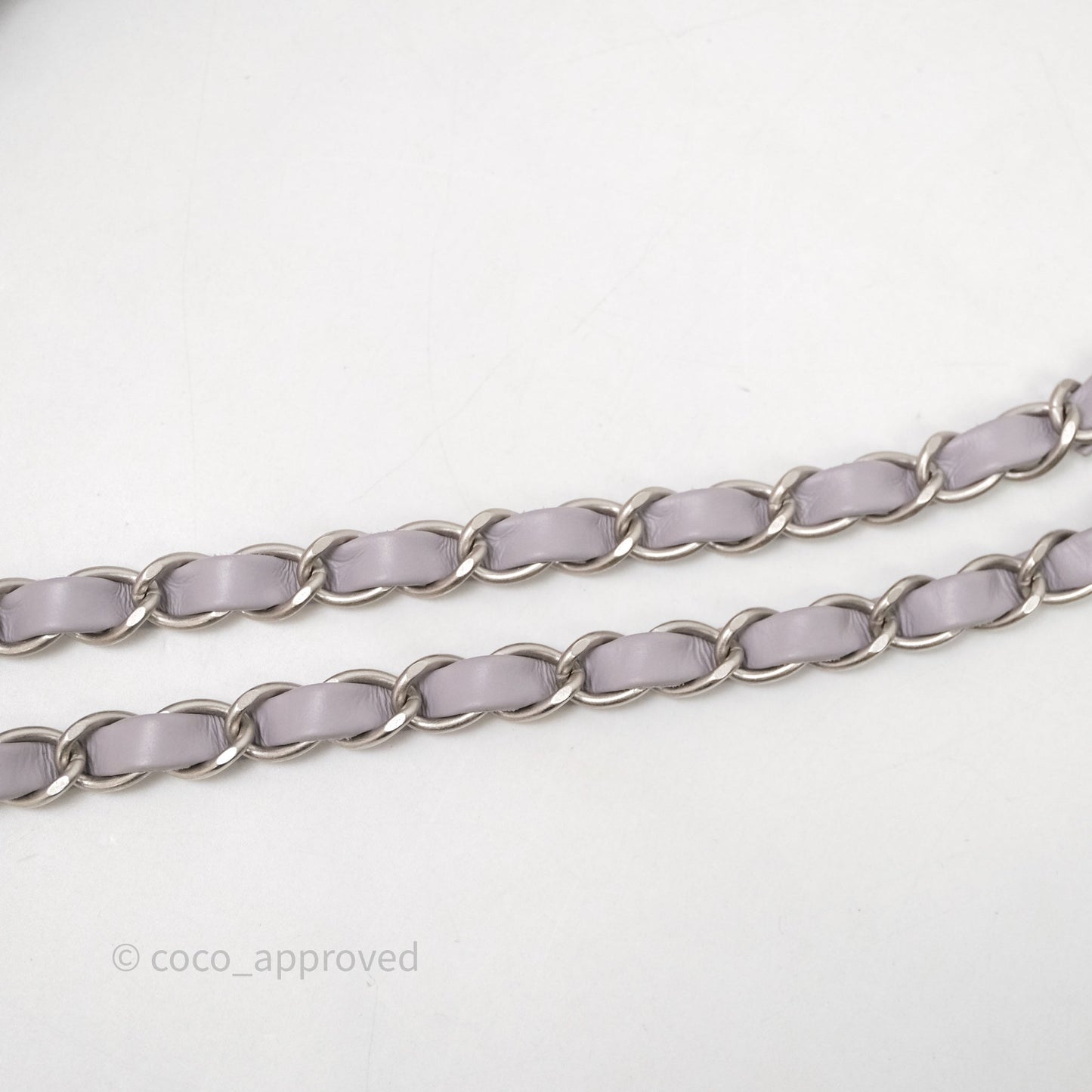 Chanel 22 Small Grey Aged Calfskin Matte Silver Hardware