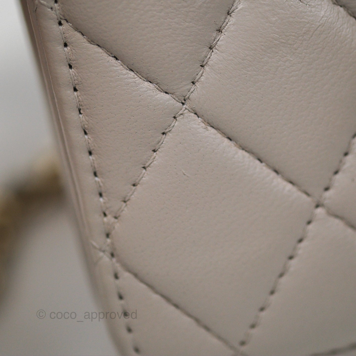 Chanel Trendy CC WOC Quilted Grey Lambskin Gold Hardware