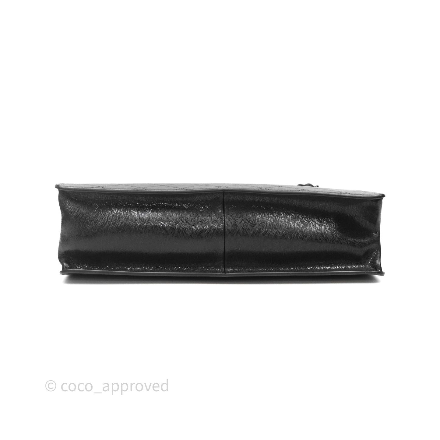 Chanel So Black Quilted Caviar Tote bag