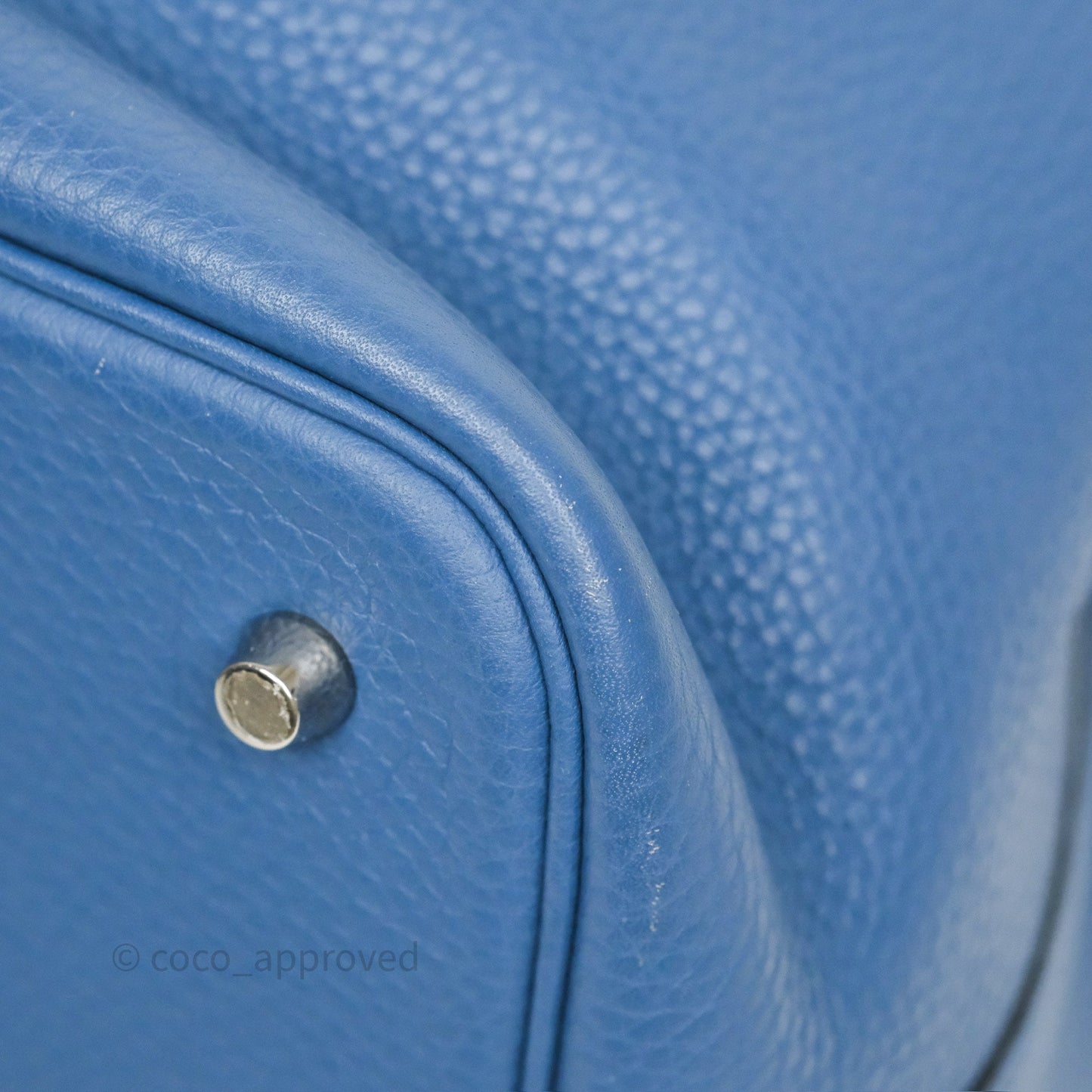 Hermès Picotin 22 Bleu Agate R2 Clemence Palladium Hardware